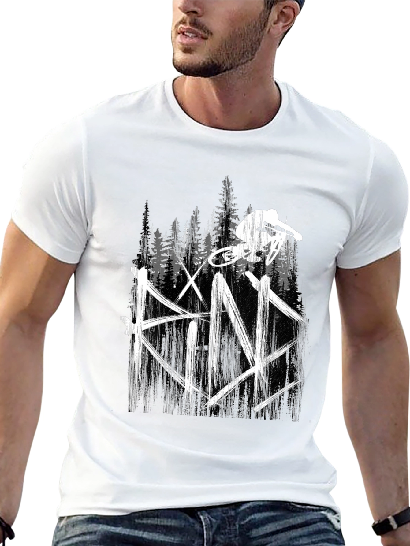 Mountain Bike RIDE Graphic Tee - Adventure Awaits!