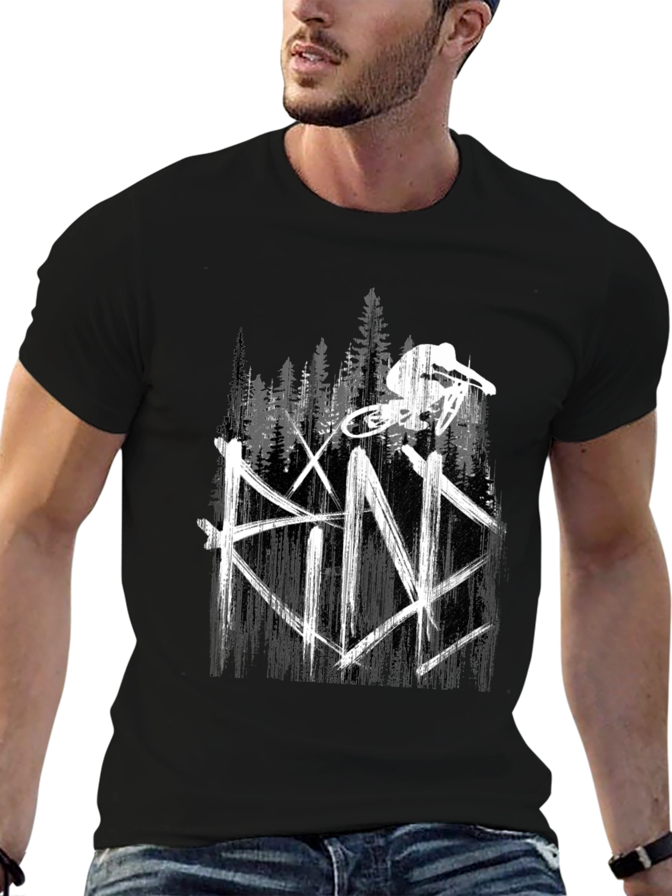 Mountain Bike RIDE Graphic Tee - Adventure Awaits!
