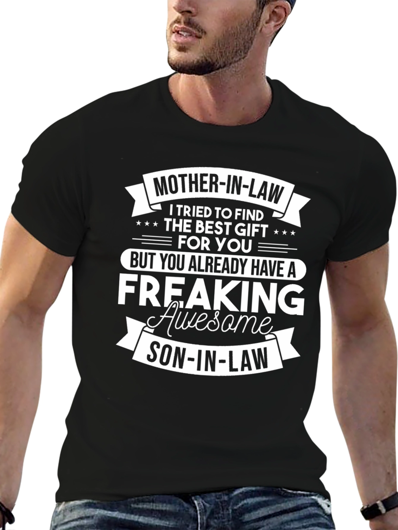 Mother-in-Law Freaking Awesome Son-in-Law T-Shirt