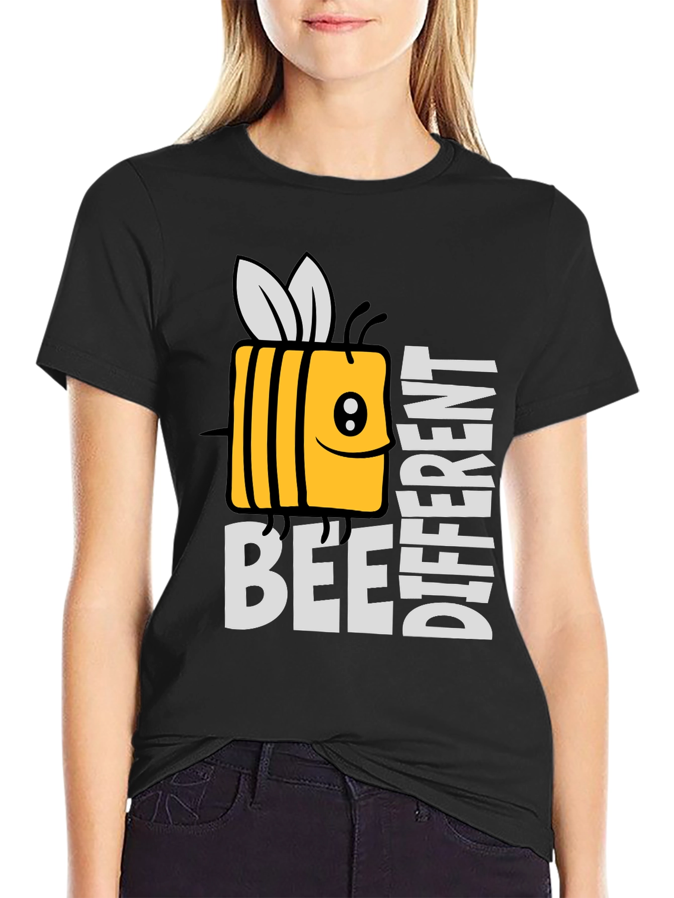 Bee Different Graphic Tee - Novelty Humor T-Shirt