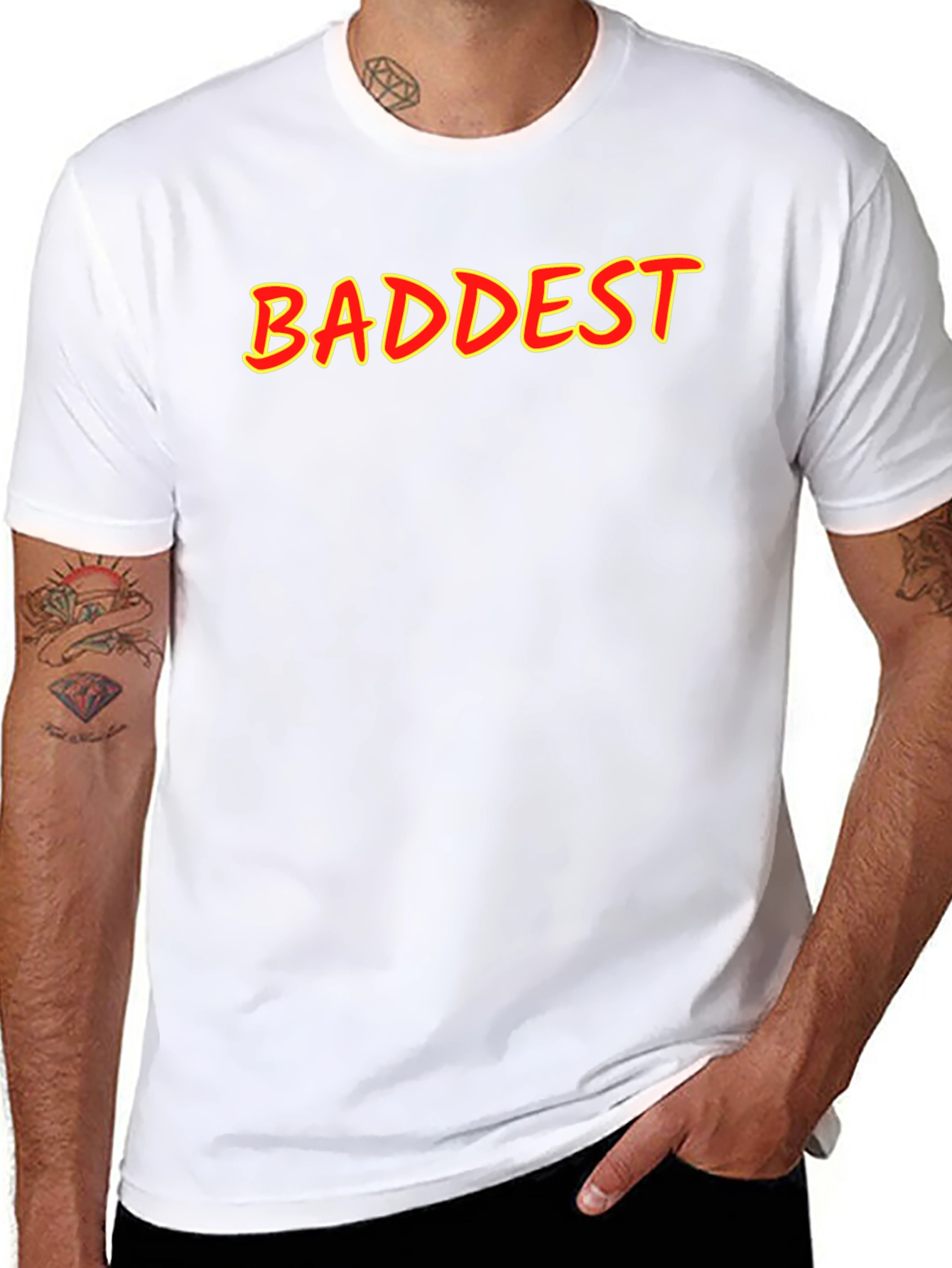 Baddest Graphic T-Shirt - Edgy Streetwear