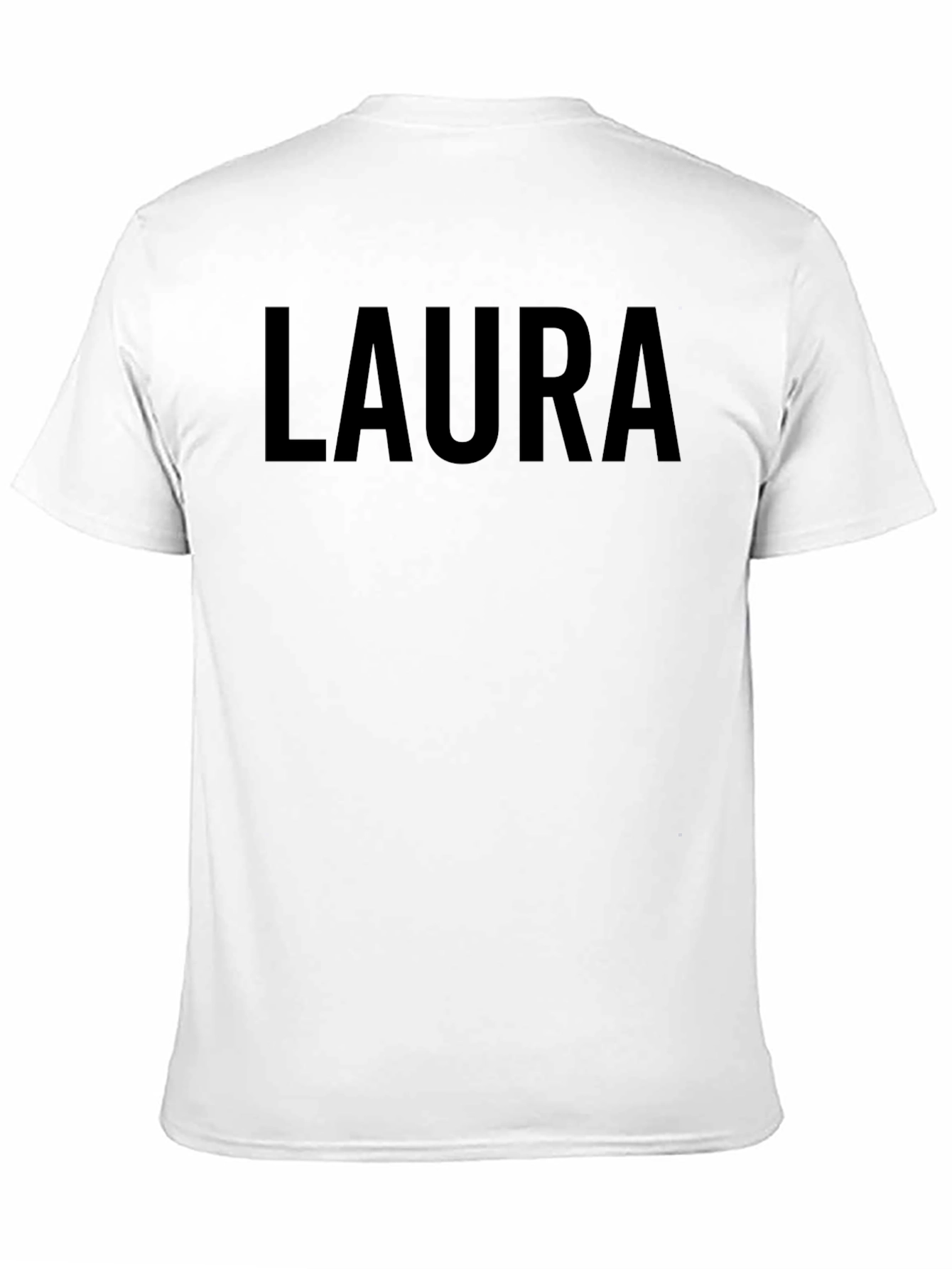 LAURA Printed Black T-Shirt - Casual Style