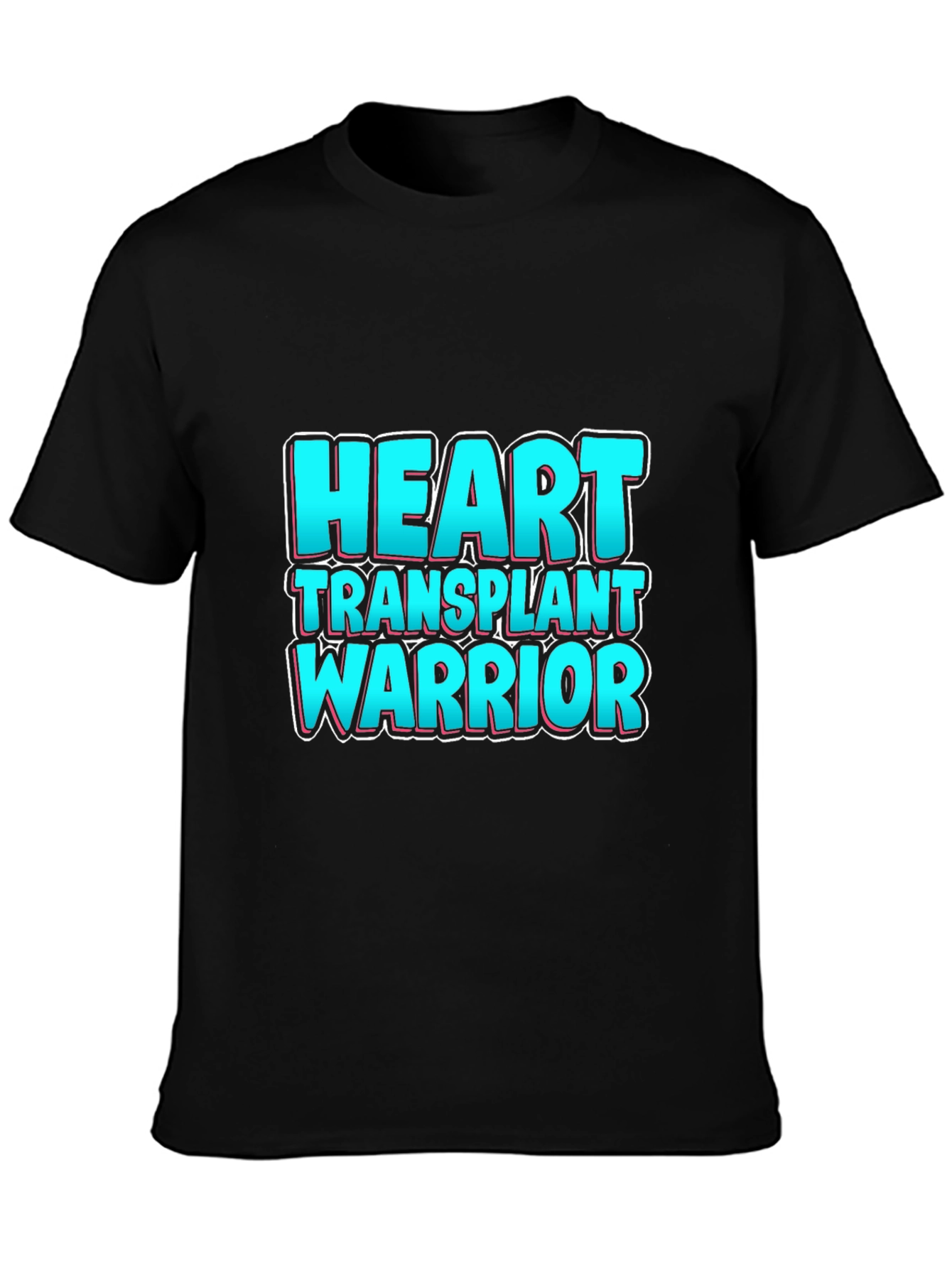 Heart Transplant Warrior Graphic T-Shirt
