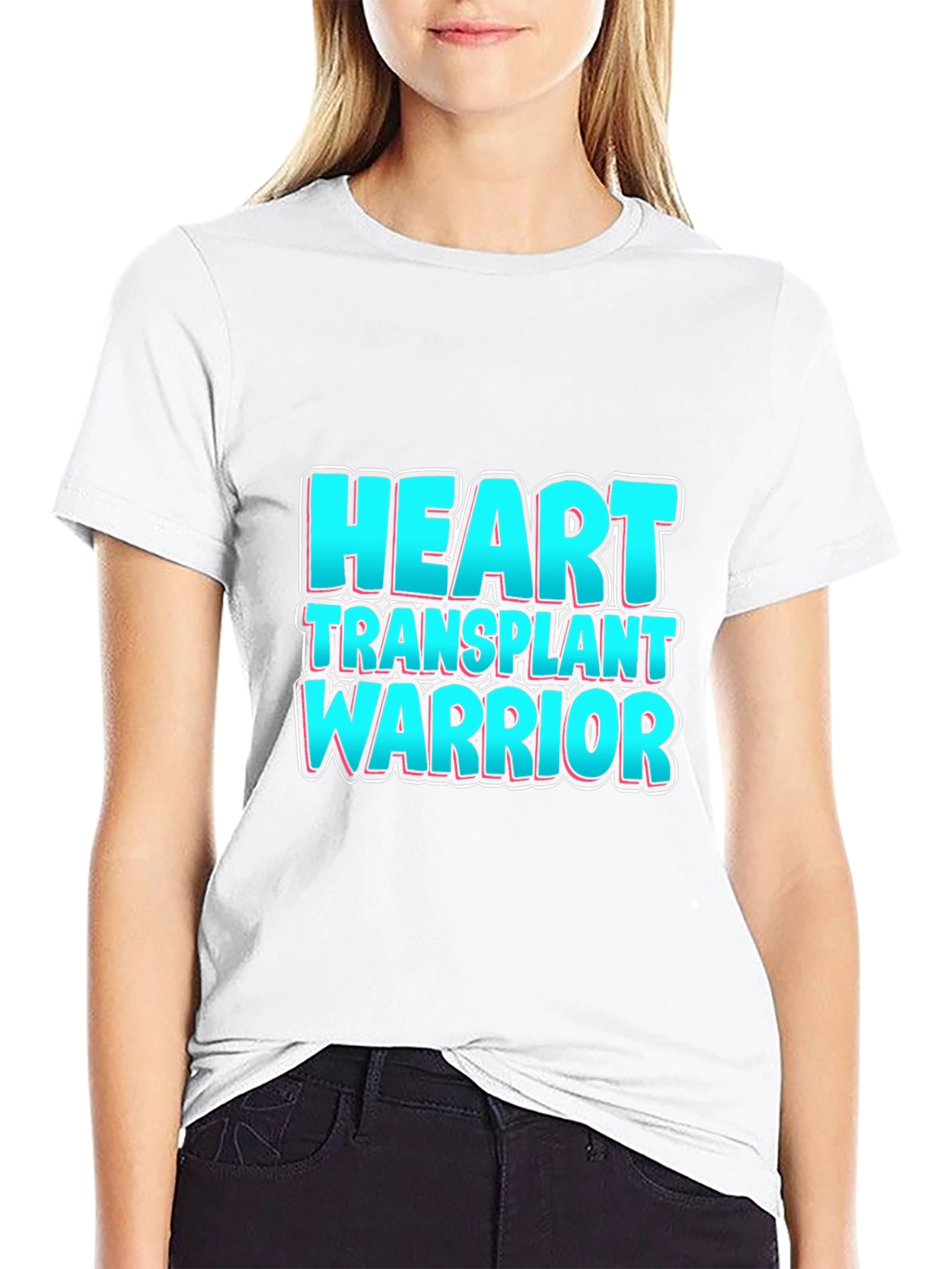 Heart Transplant Warrior Graphic T-Shirt