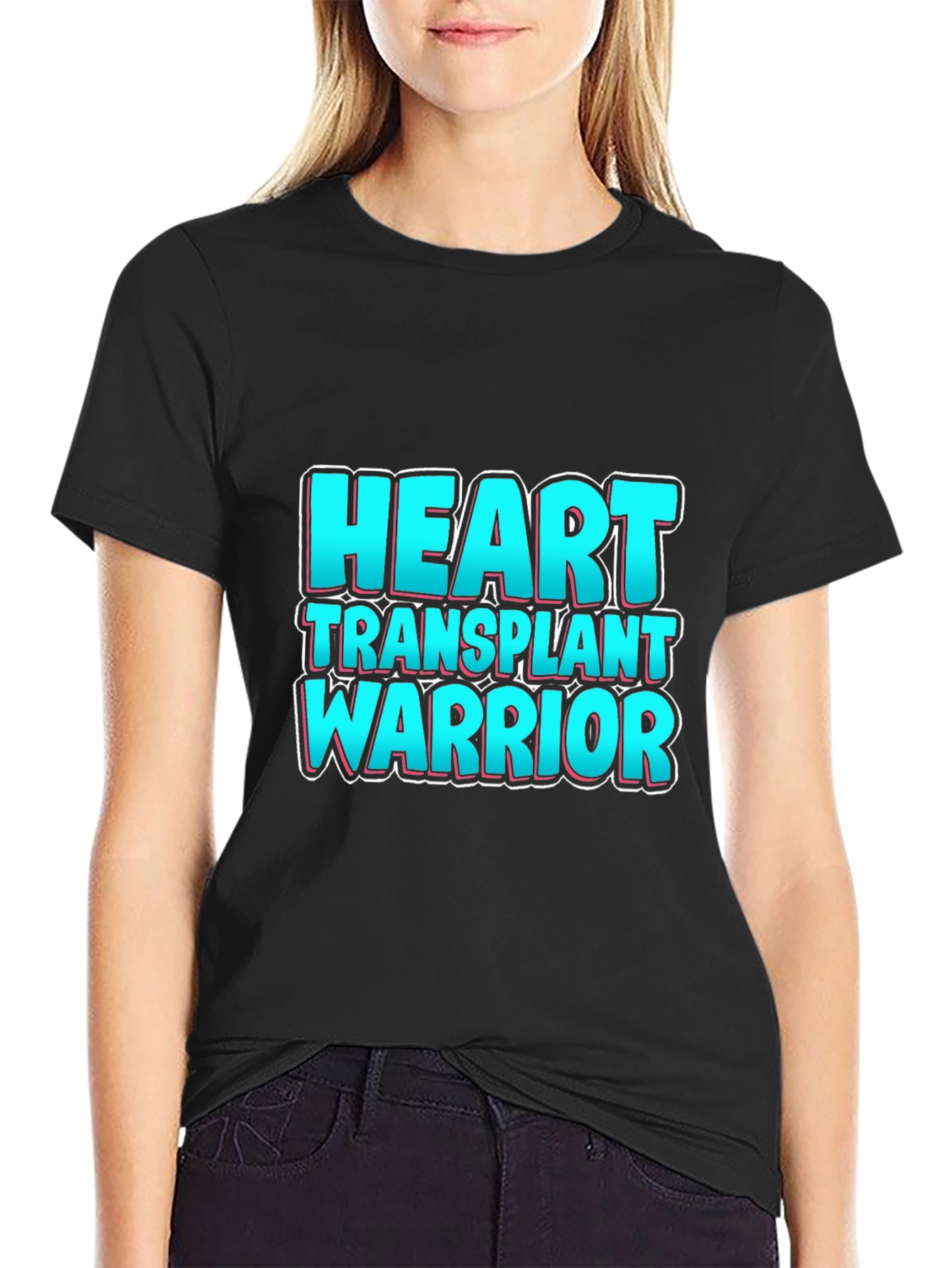 Heart Transplant Warrior Graphic T-Shirt