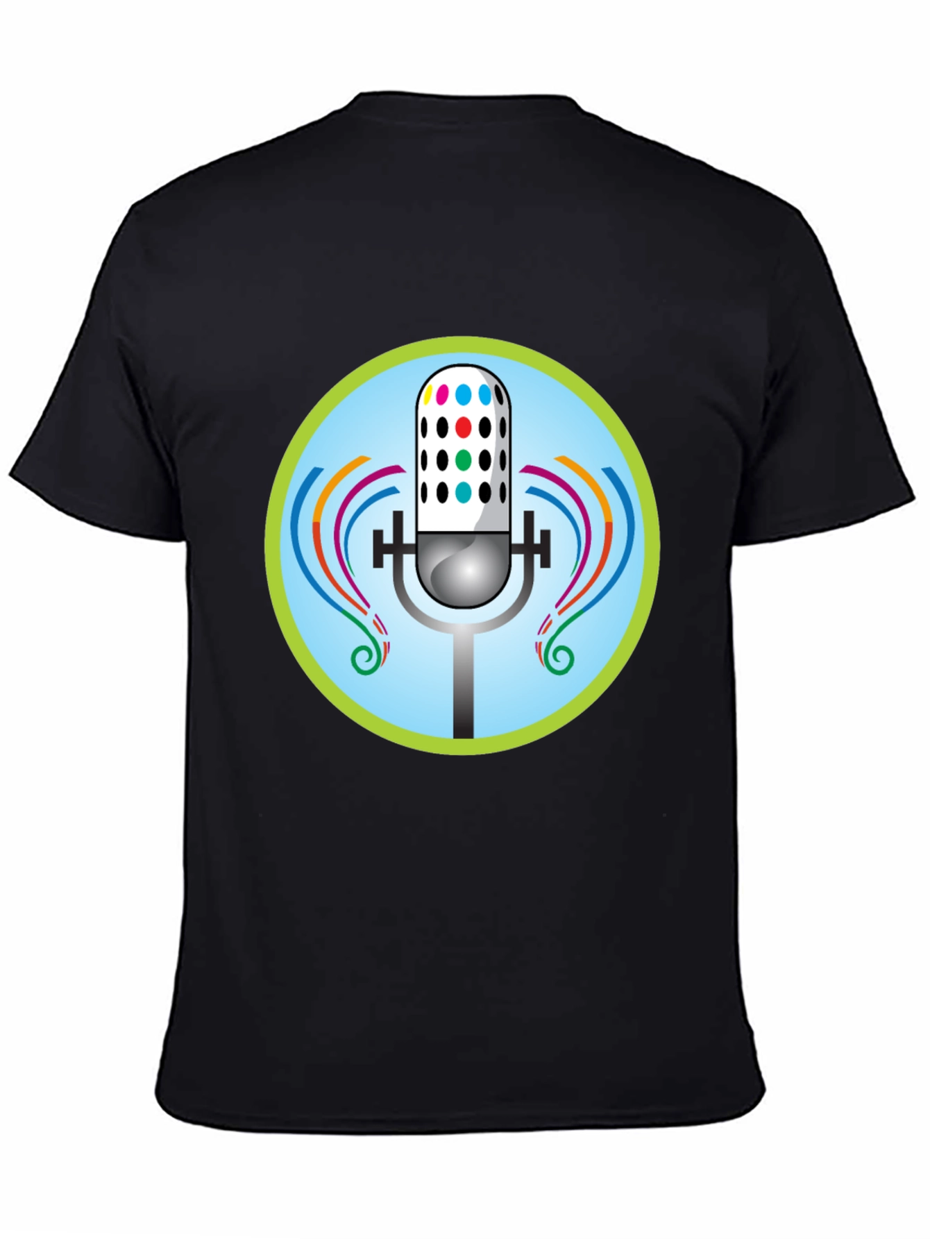 Podcast Microphone Graphic Tee