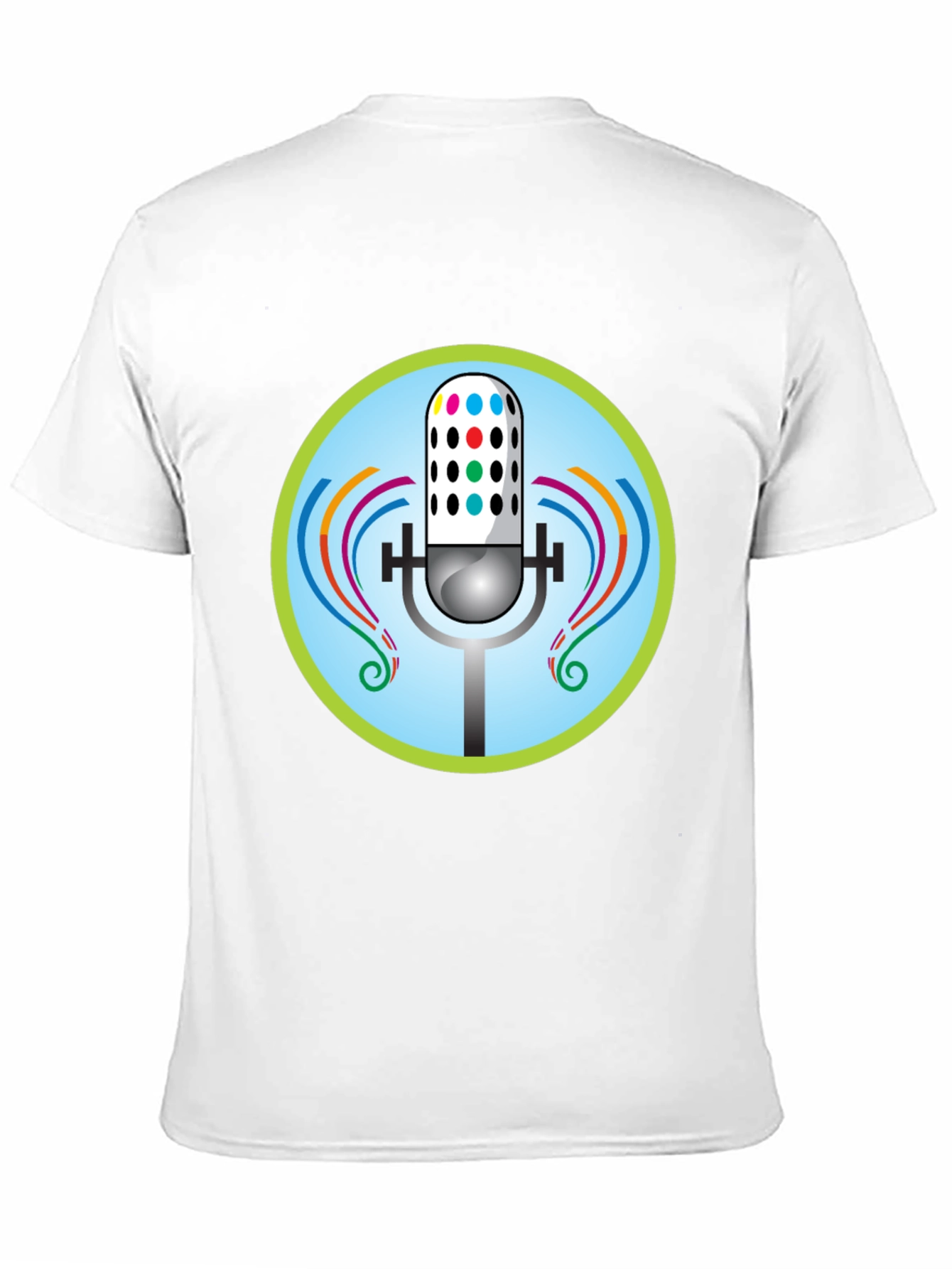 Podcast Microphone Graphic Tee
