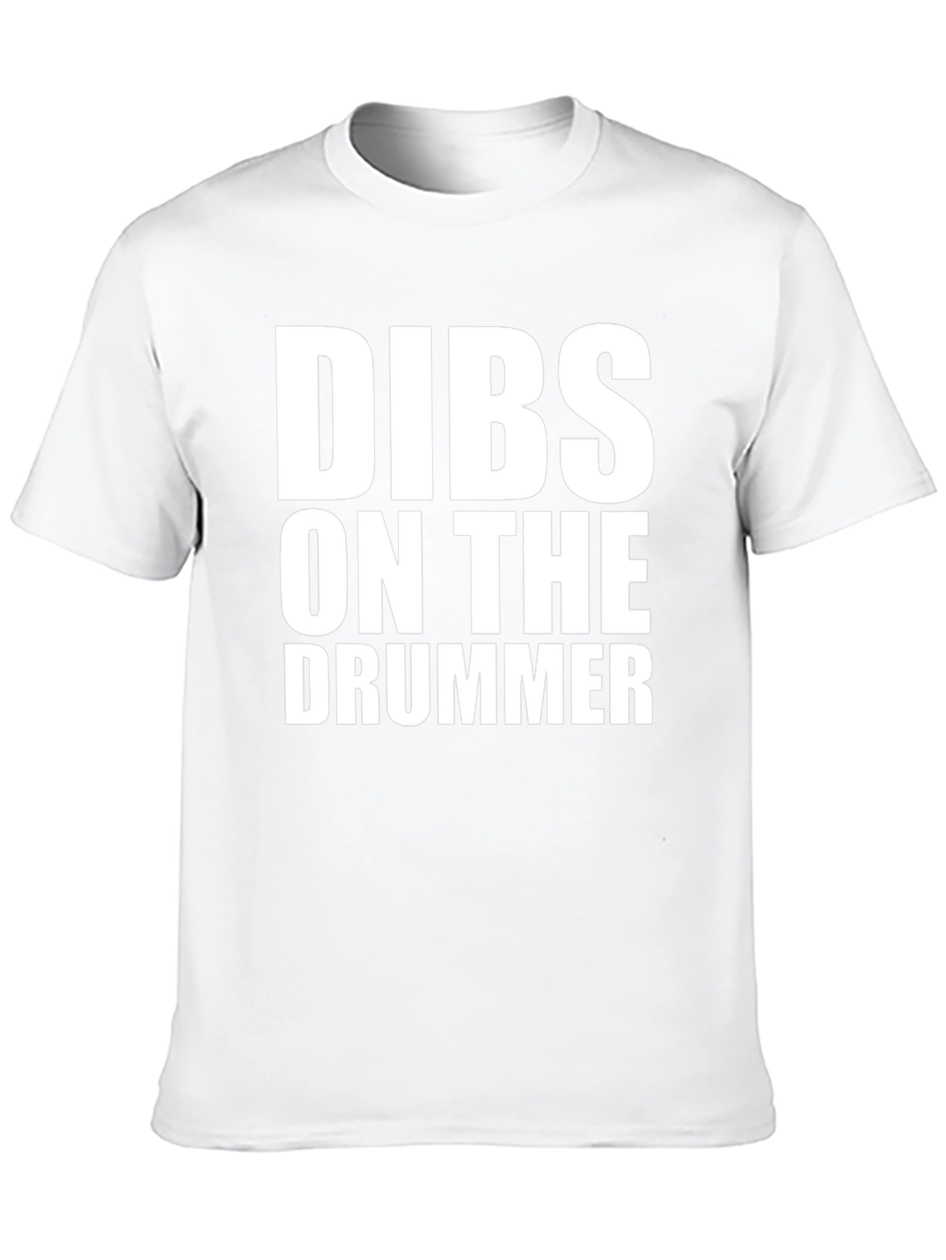 Dibs on the Drummer Black T-Shirt