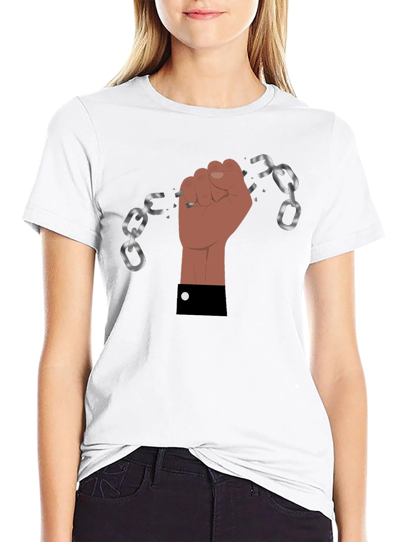 Freedom Fist Black T-Shirt
