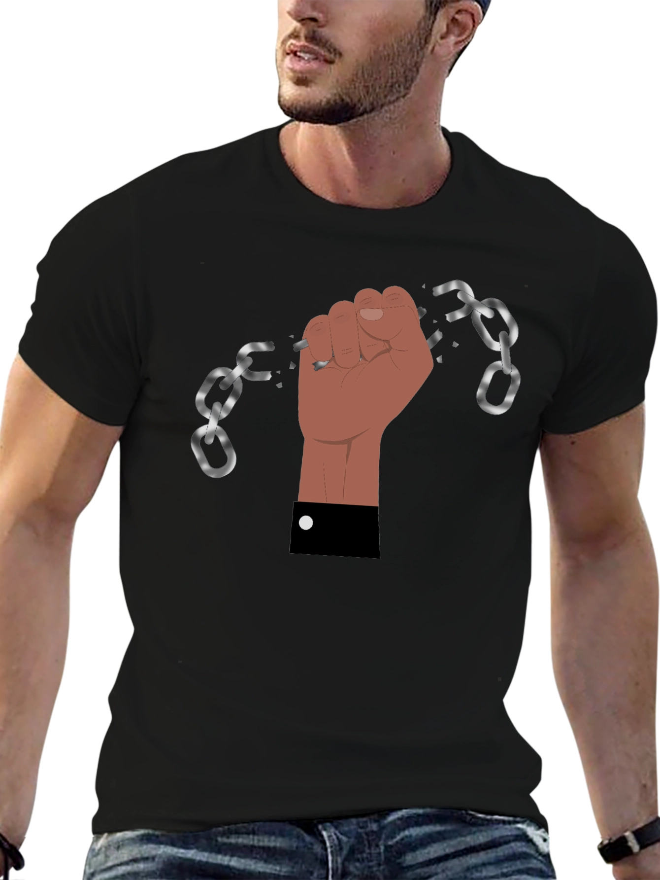 Freedom Fist Black T-Shirt