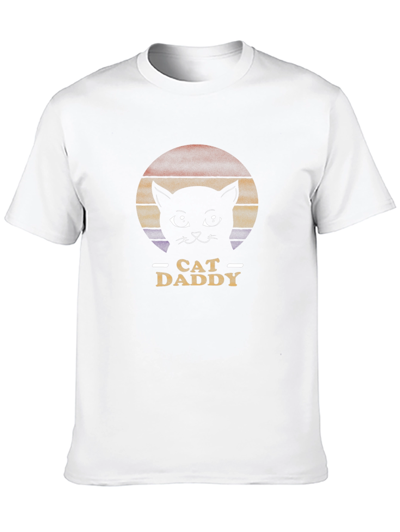 Cat Daddy Retro Black T-Shirt