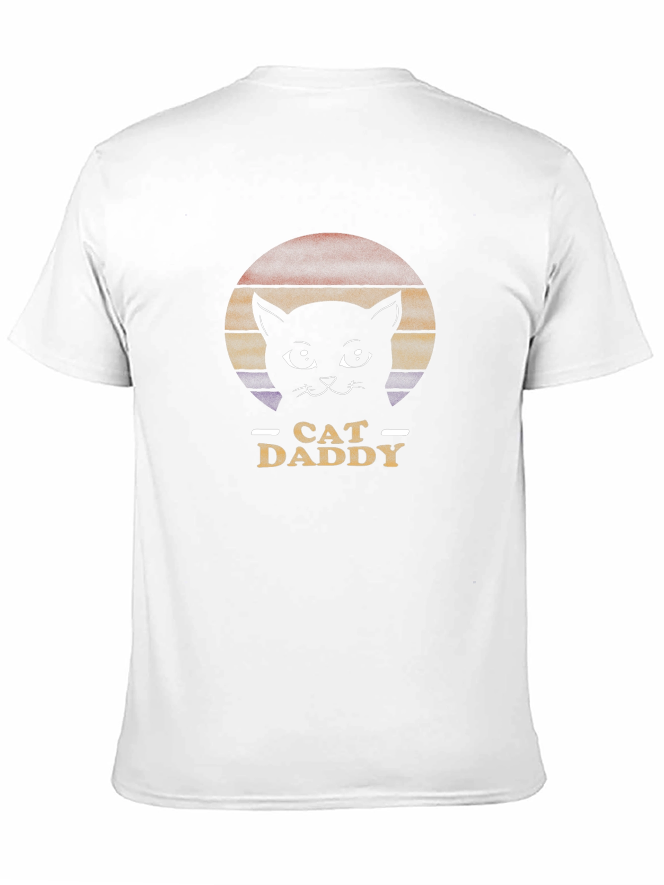 Cat Daddy Retro Black T-Shirt