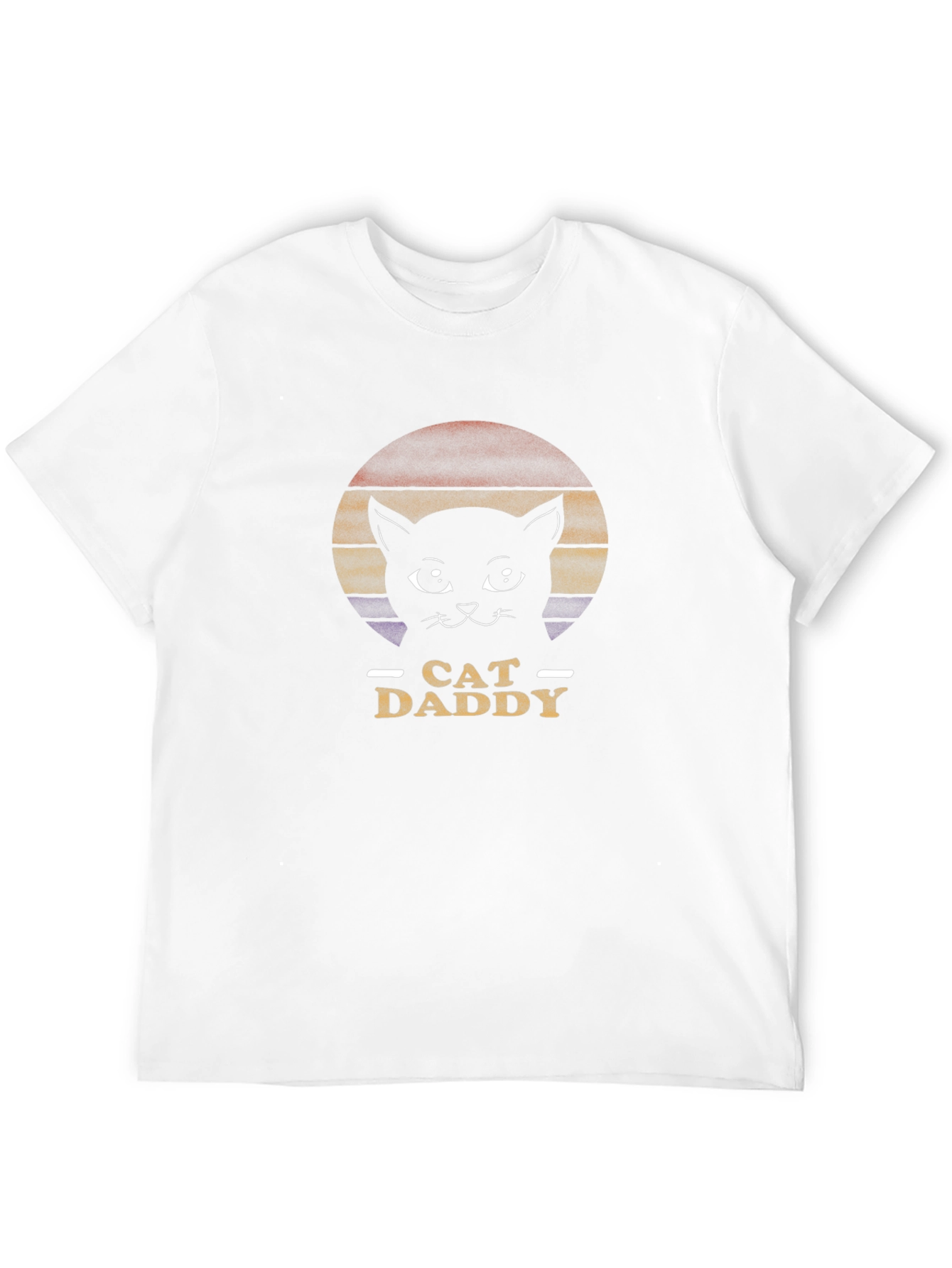 Cat Daddy Retro Black T-Shirt