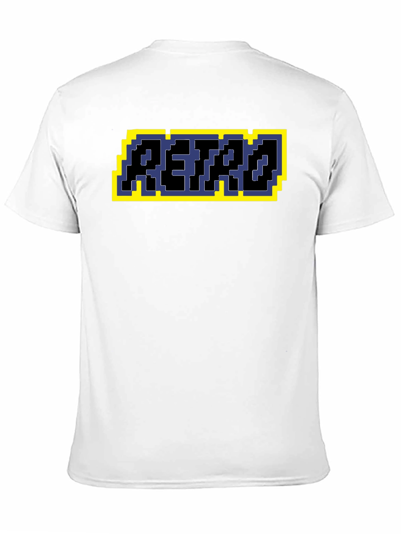 Retro Pixel Art T-Shirt - Black Graphic Tee