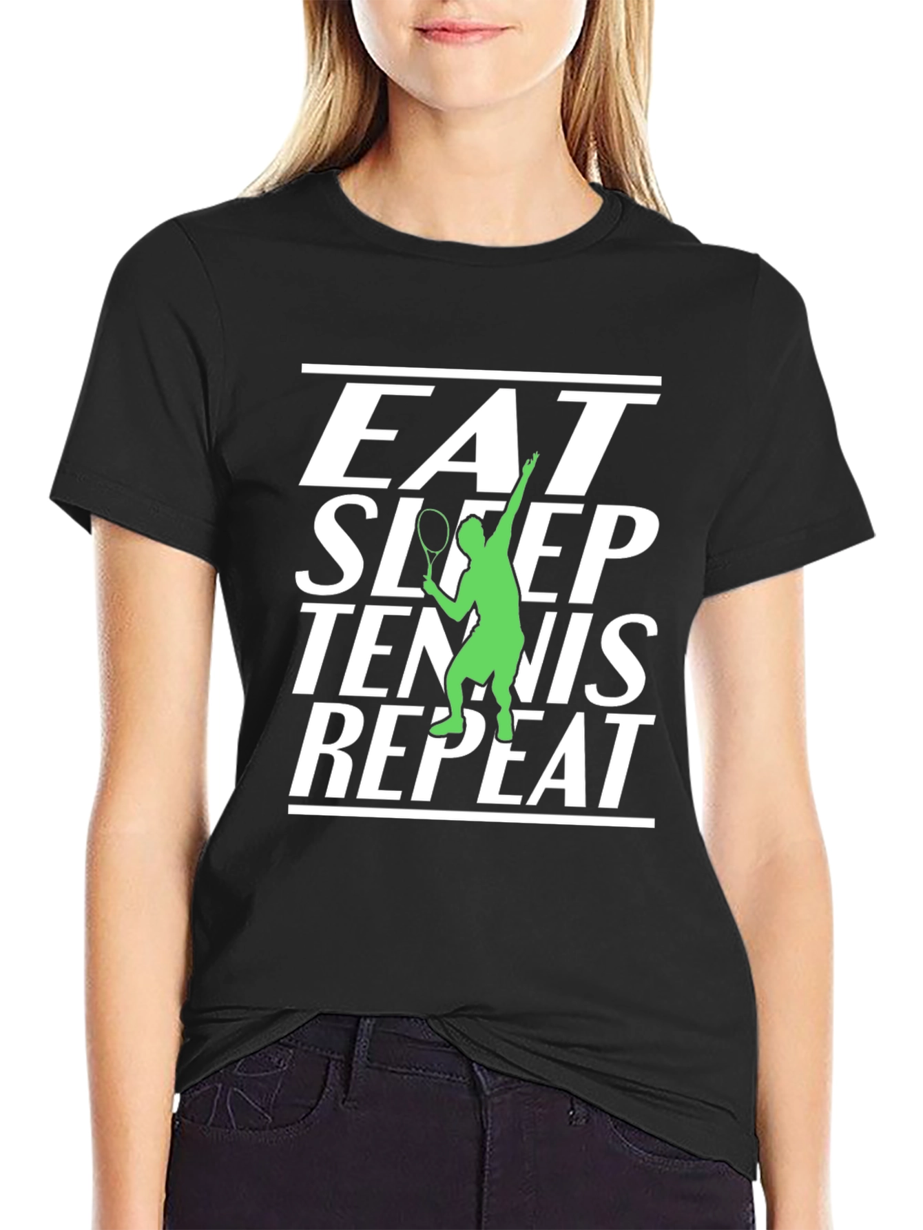 Eat Sleep Tennis Repeat T-Shirt