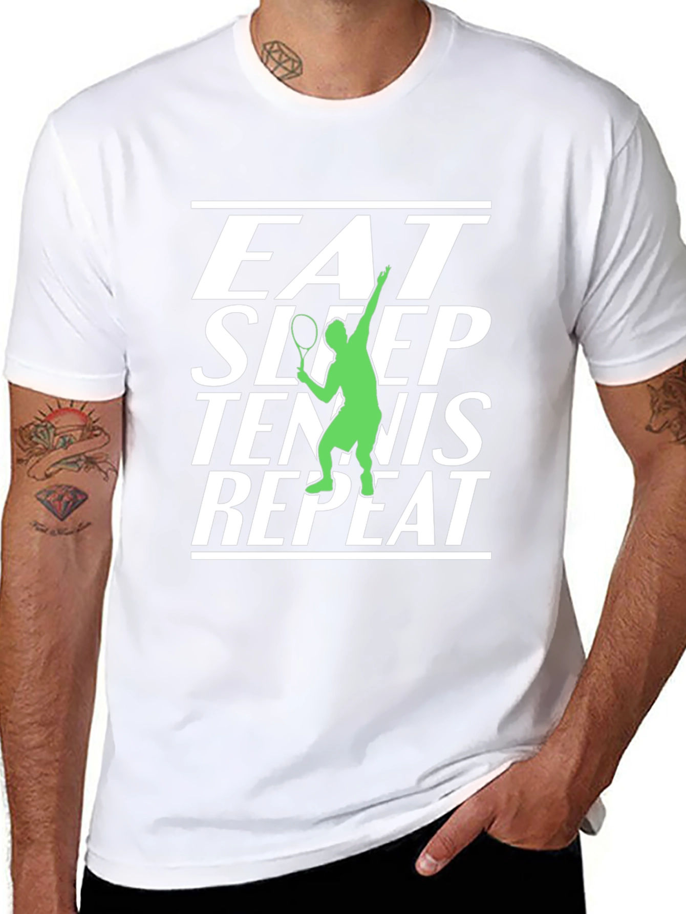 Eat Sleep Tennis Repeat T-Shirt