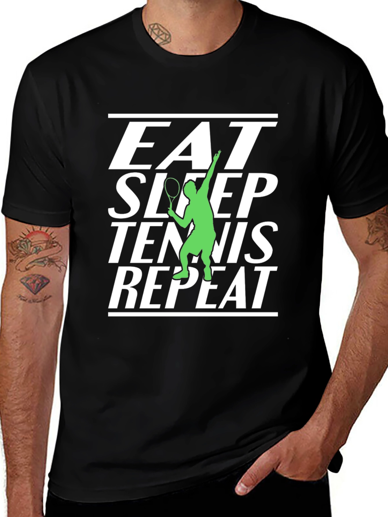 Eat Sleep Tennis Repeat T-Shirt