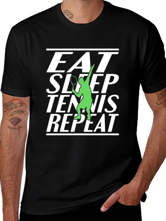 Eat Sleep Tennis Repeat T-Shirt