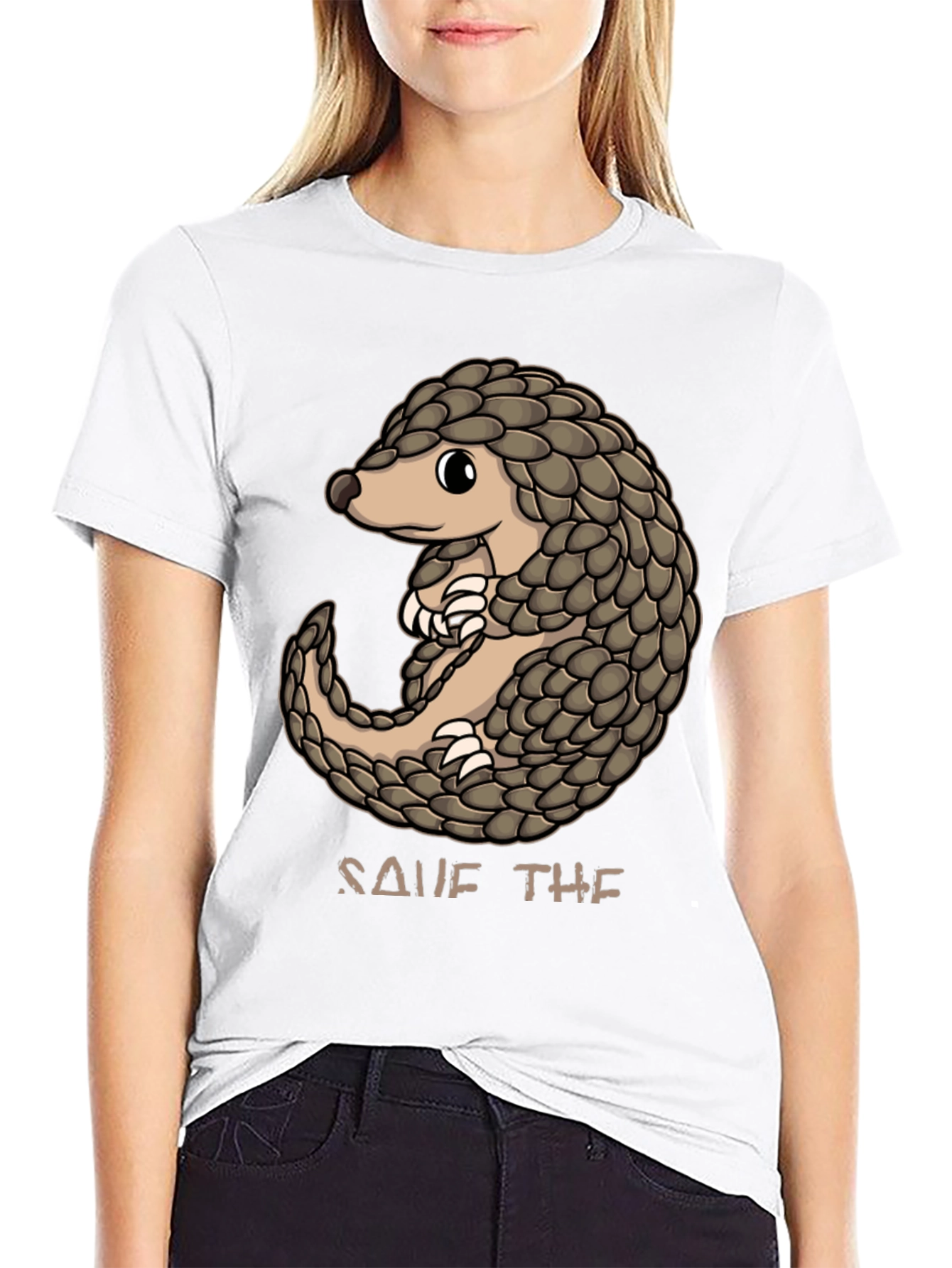 Save the Pangolin Graphic T-Shirt