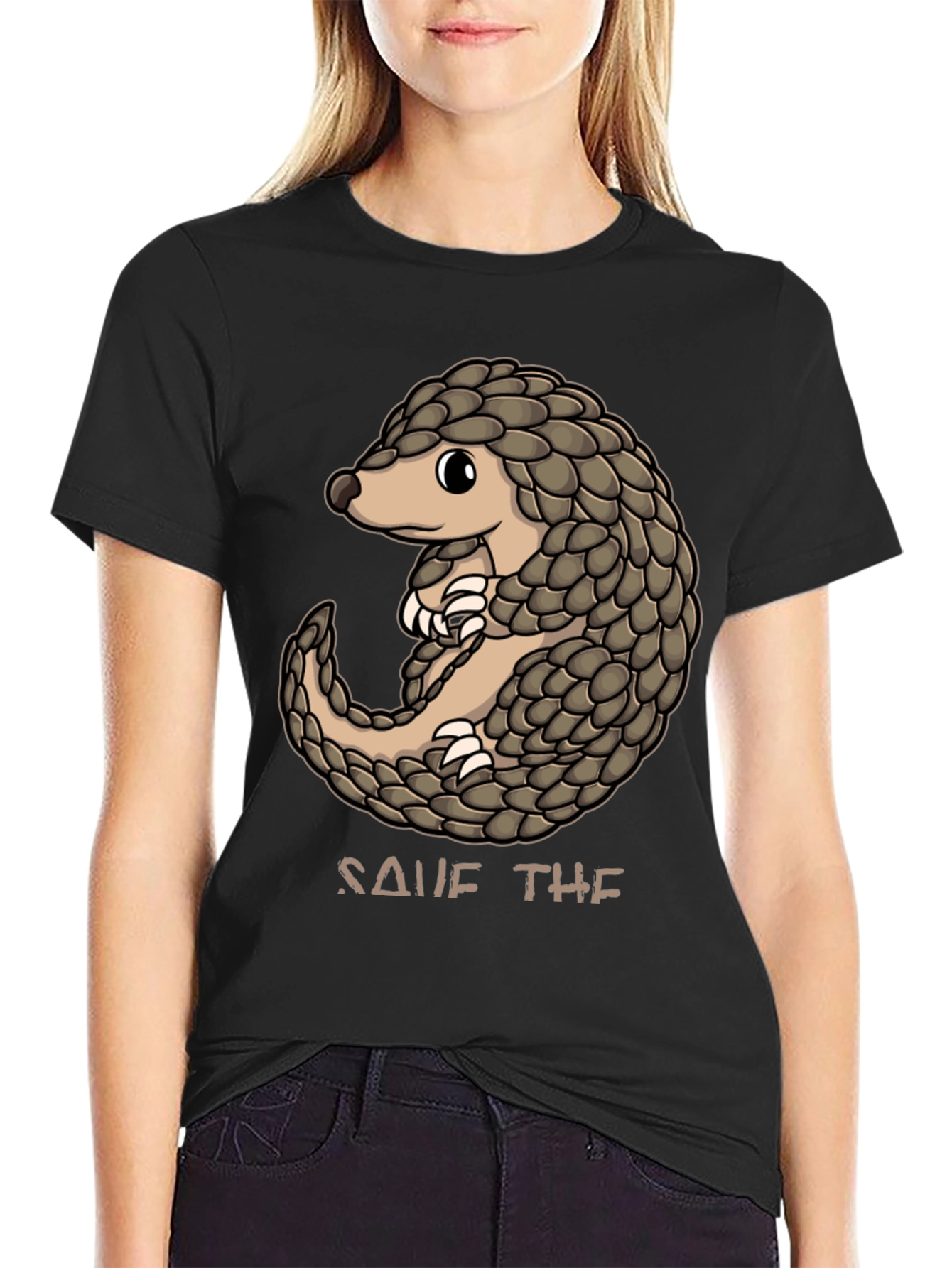 Save the Pangolin Graphic T-Shirt