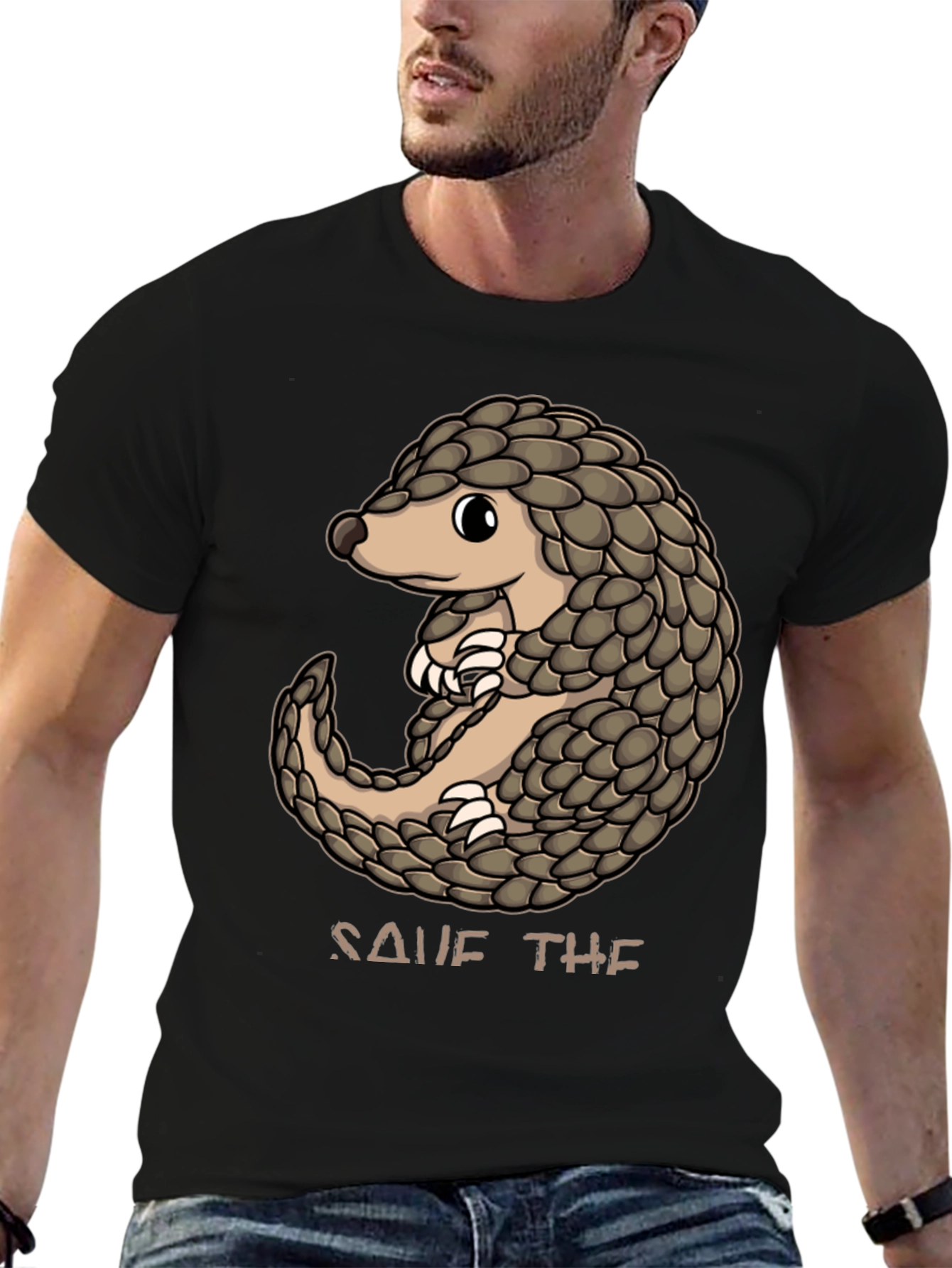 Save the Pangolin Graphic T-Shirt