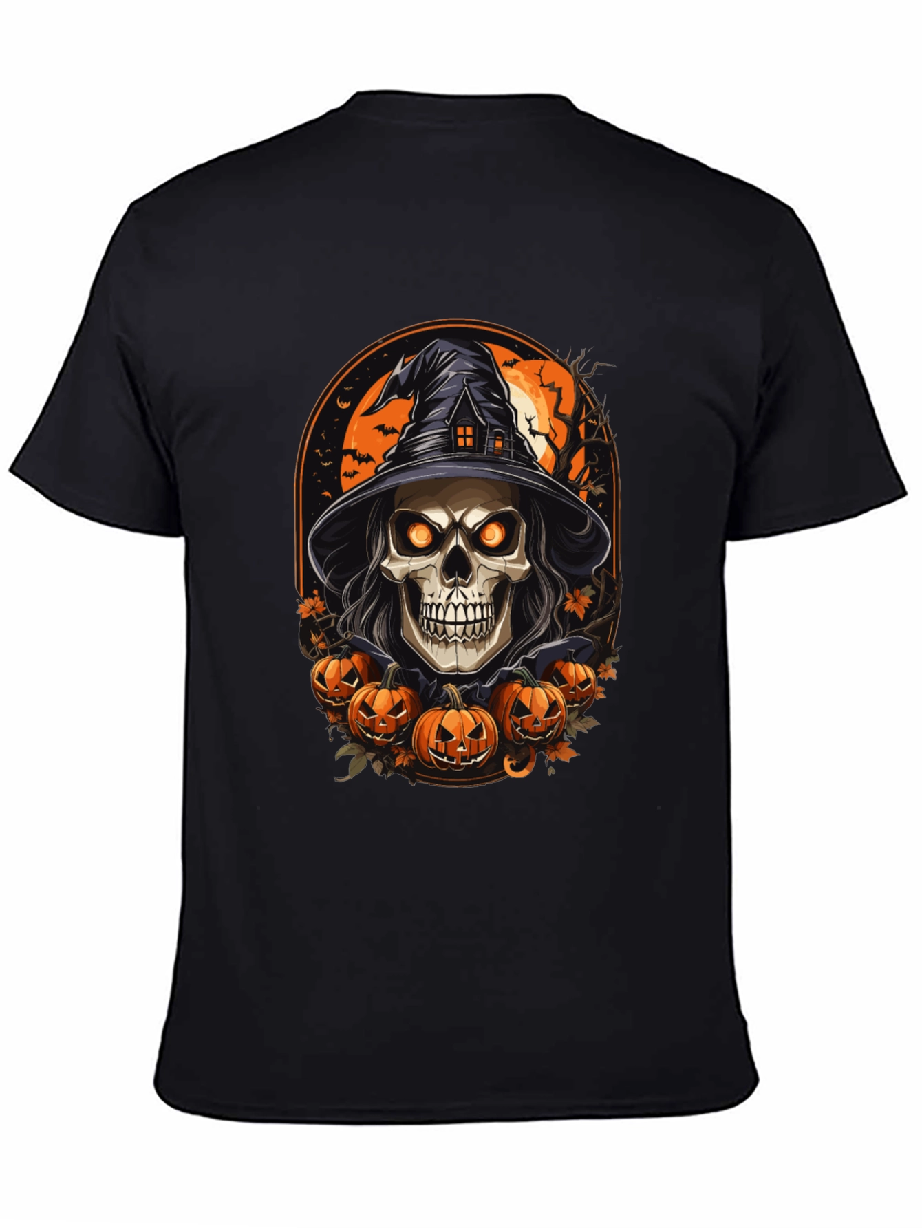 Halloween Skull Witch T-Shirt