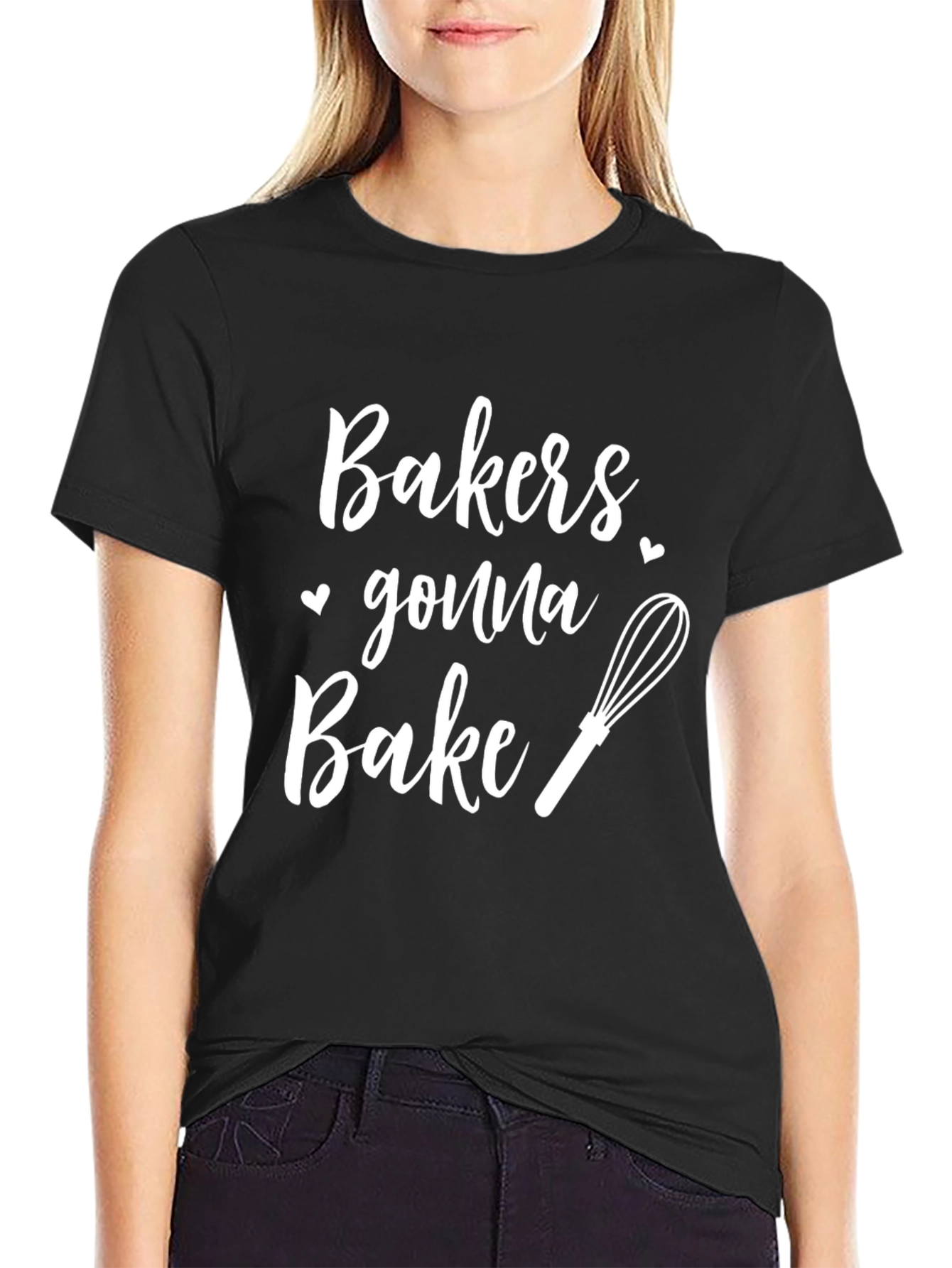 Bakers Gonna Bake Black Graphic T-Shirt