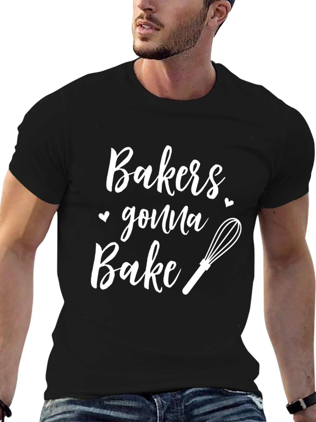 Bakers Gonna Bake Black Graphic T-Shirt