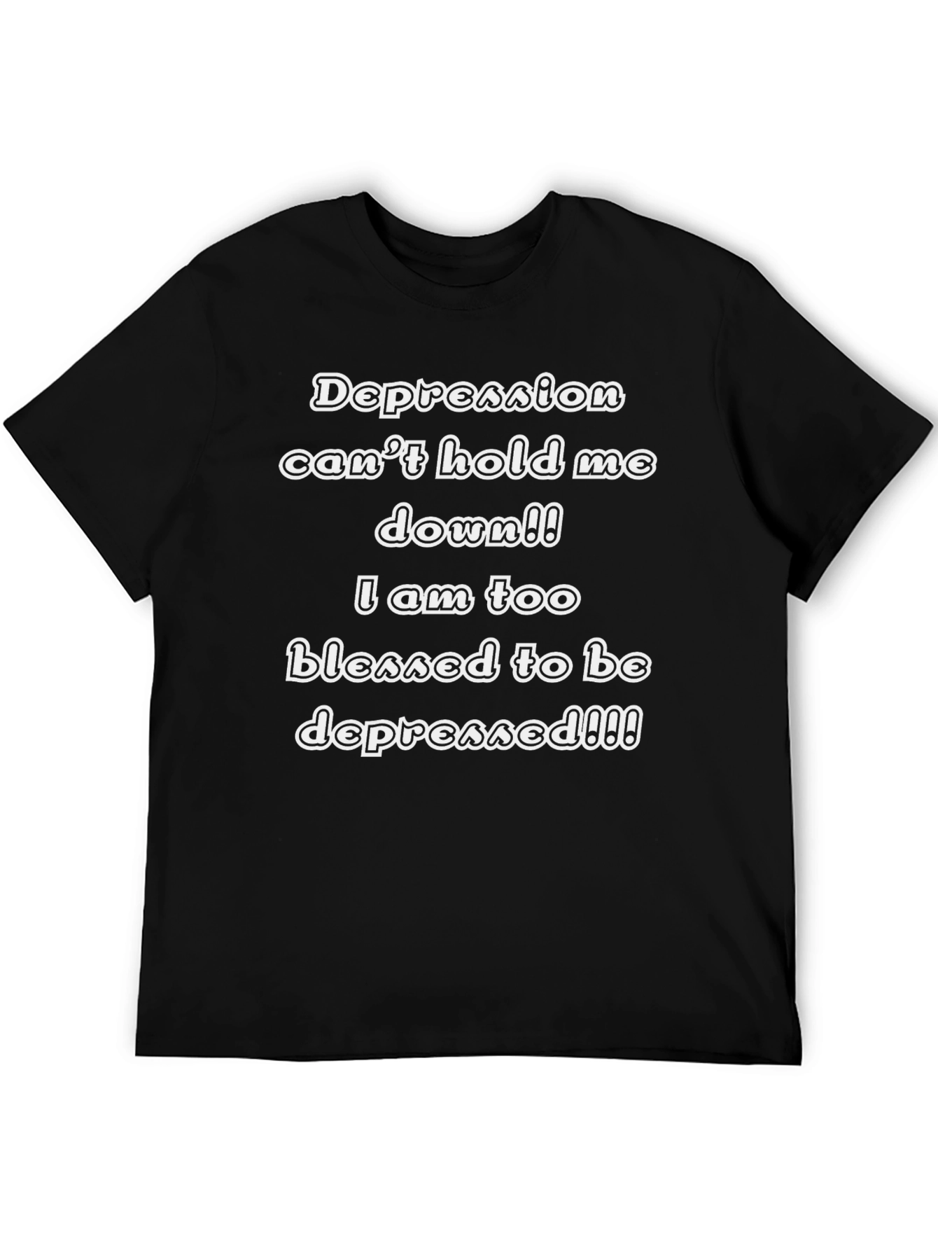 Blessed Graphic T-Shirt - Overcome Depression Tee
