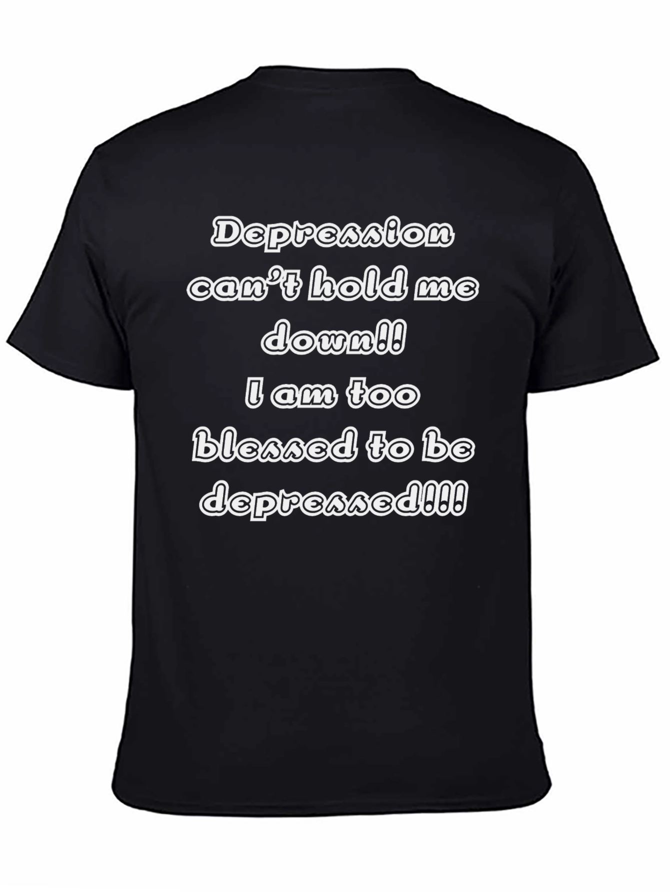 Blessed Graphic T-Shirt - Overcome Depression Tee