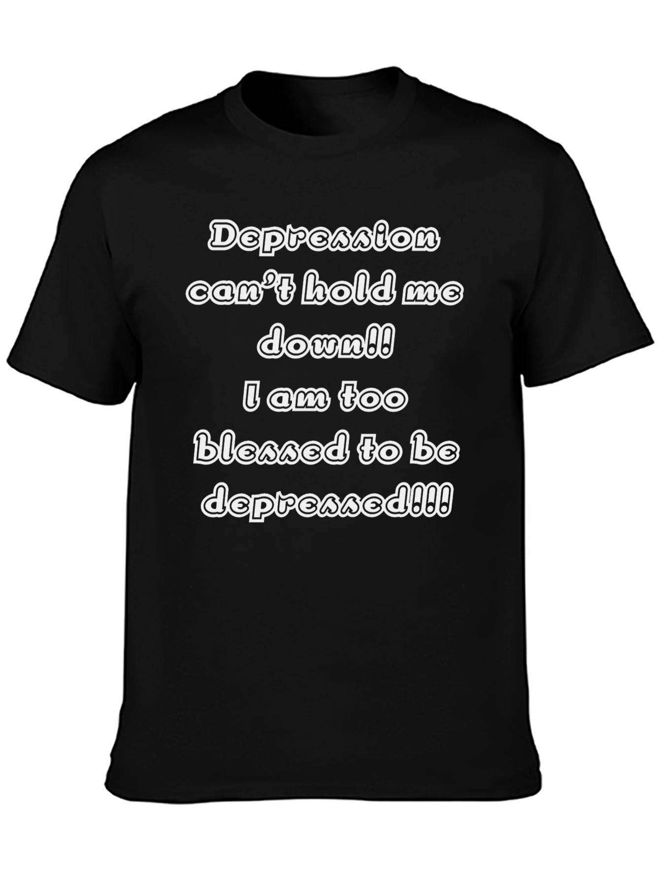 Blessed Graphic T-Shirt - Overcome Depression Tee