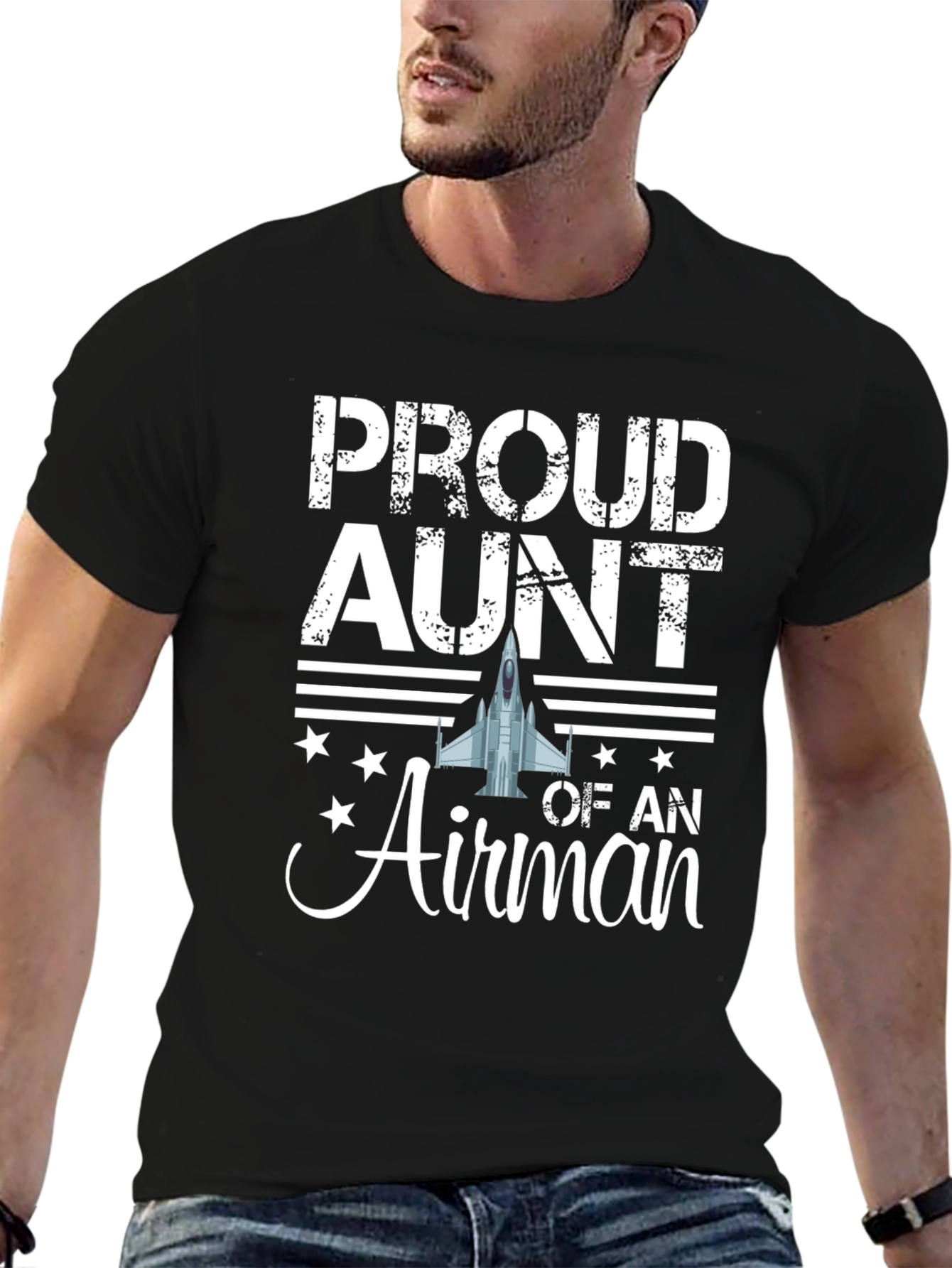 Proud Aunt Airman T-Shirt - Military Family Tee