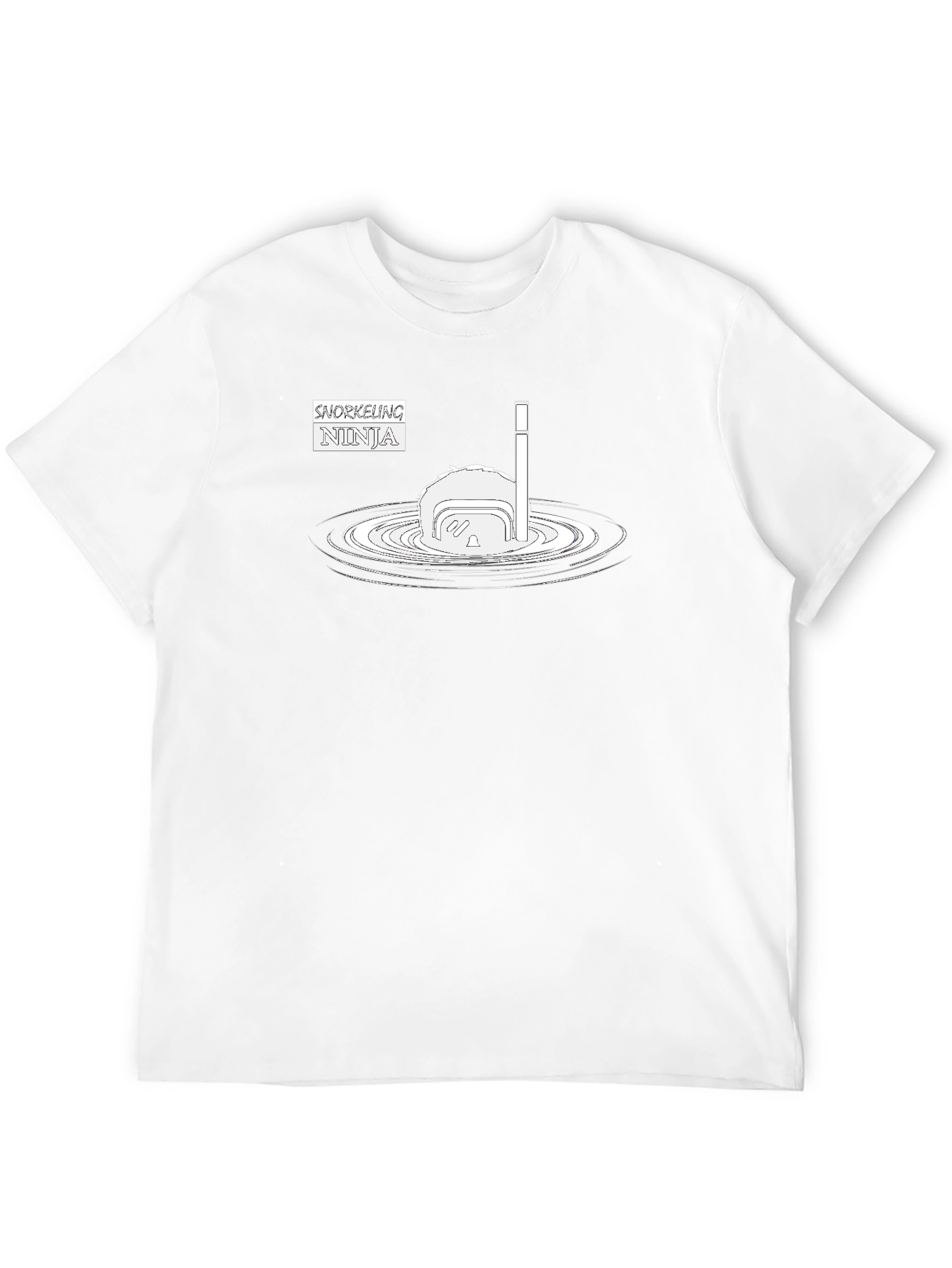 Snorkeling Ninja Graphic T-Shirt
