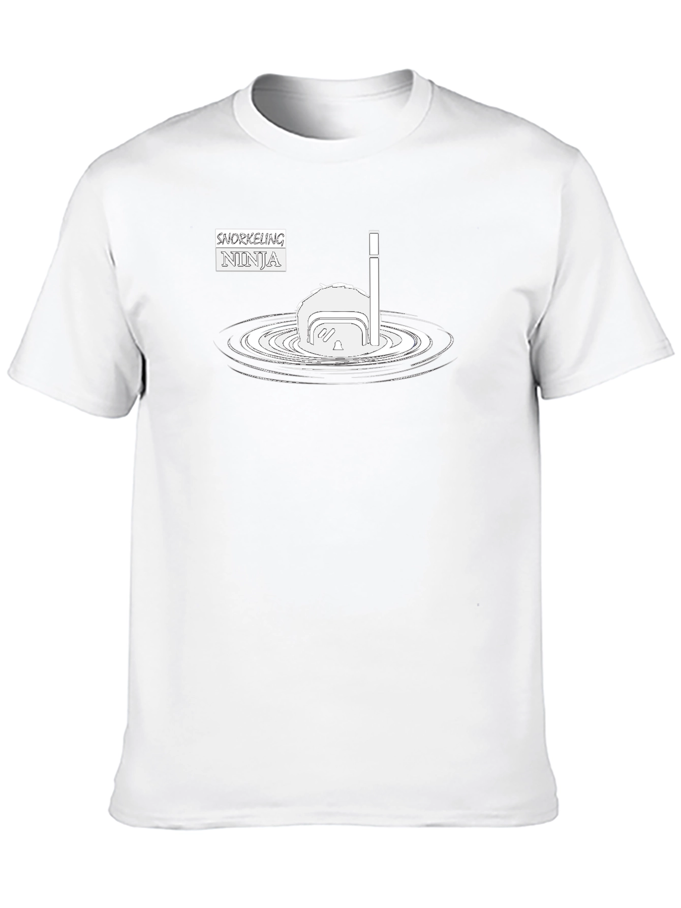 Snorkeling Ninja Graphic T-Shirt