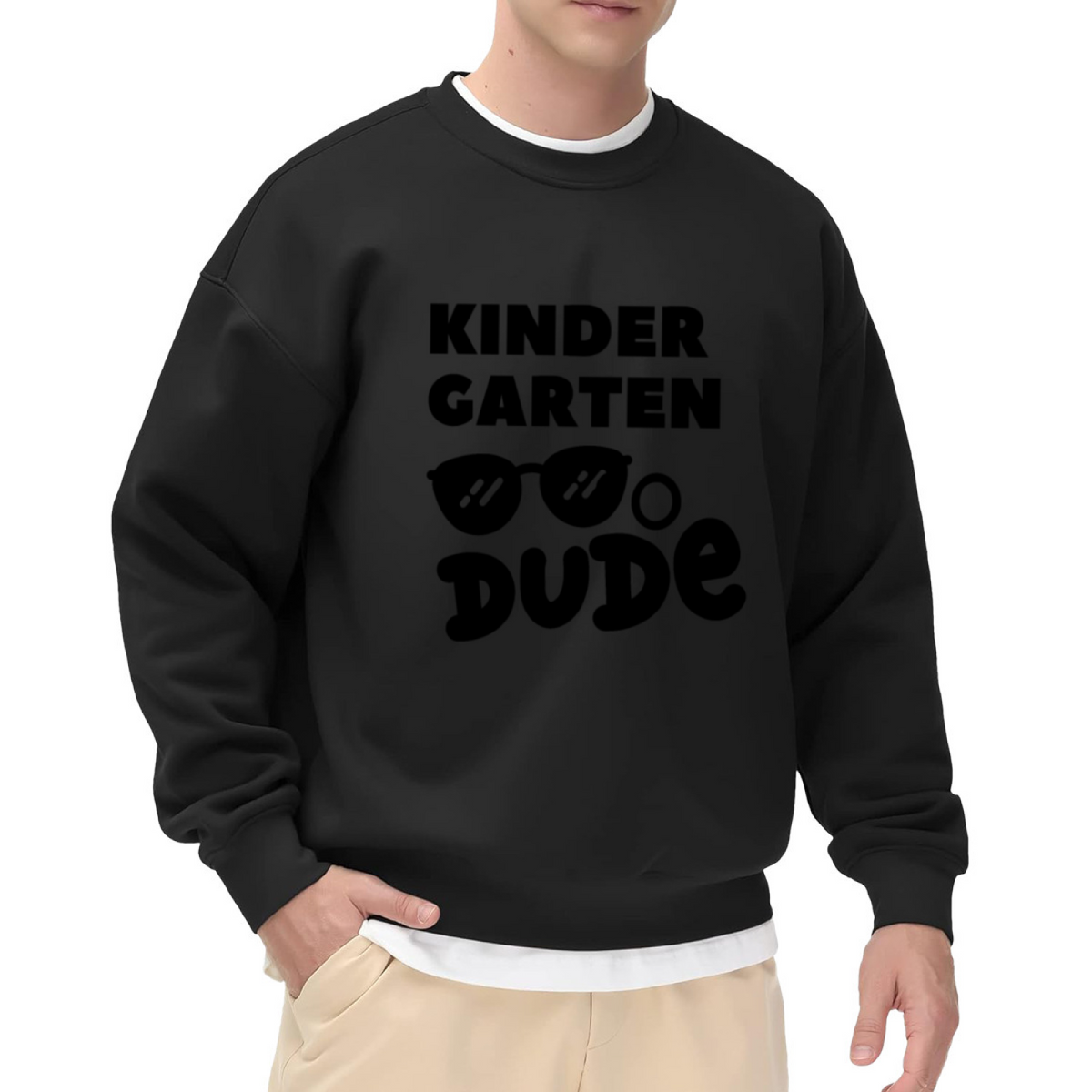 Funny Bold Sun Graphic ԲÁìÎÀÒÂ - Unique Design Pullover Sweatshirt