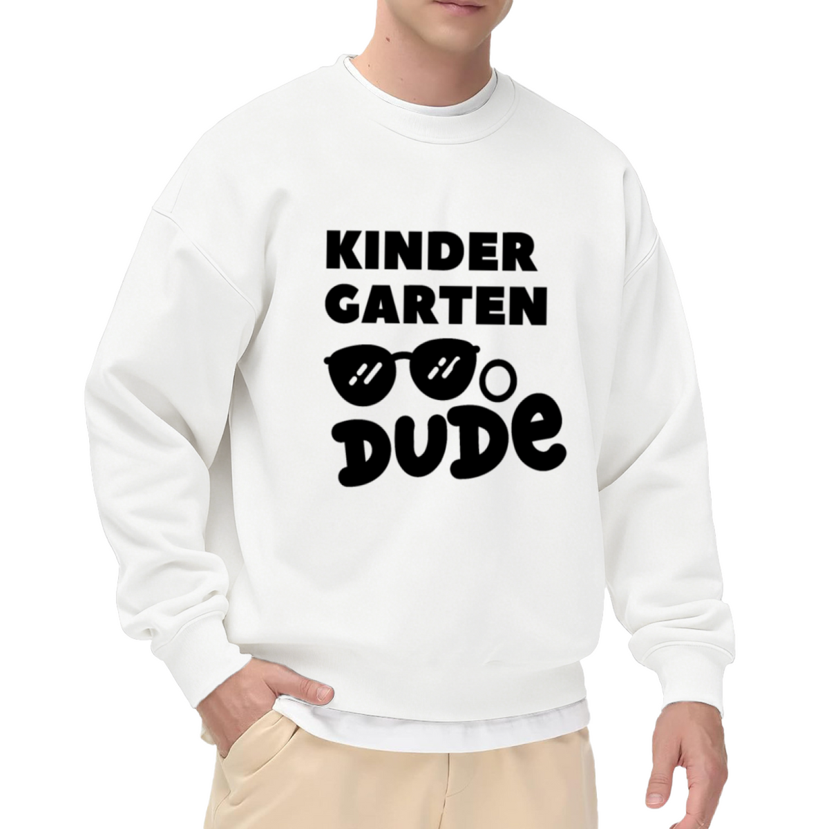 Funny Bold Sun Graphic ԲÁìÎÀÒÂ - Unique Design Pullover Sweatshirt