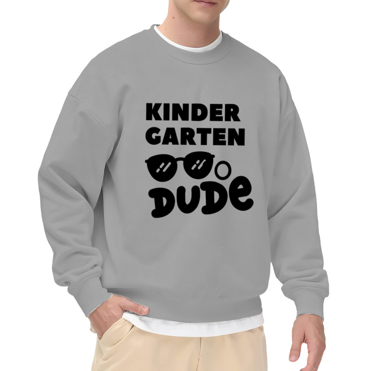 Funny Bold Sun Graphic ԲÁìÎÀÒÂ - Unique Design Pullover Sweatshirt