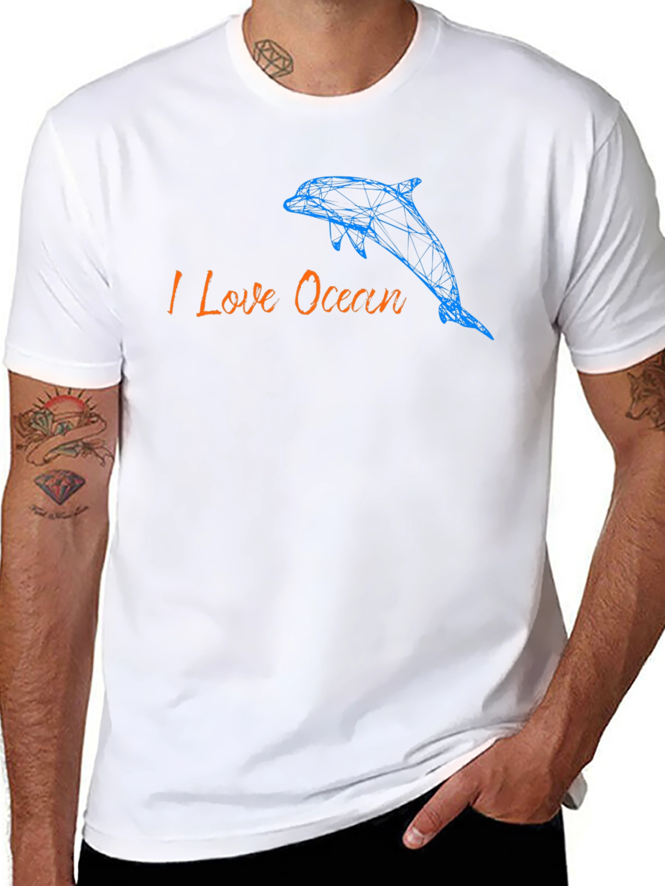 I Love Ocean Graphic Tee