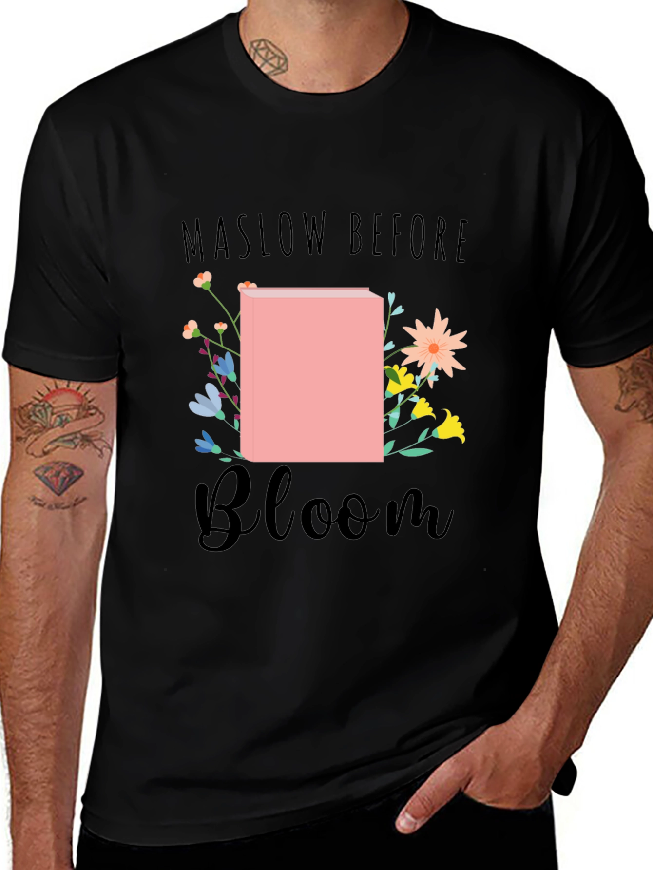 Maslow Before Bloom Graphic T-Shirt