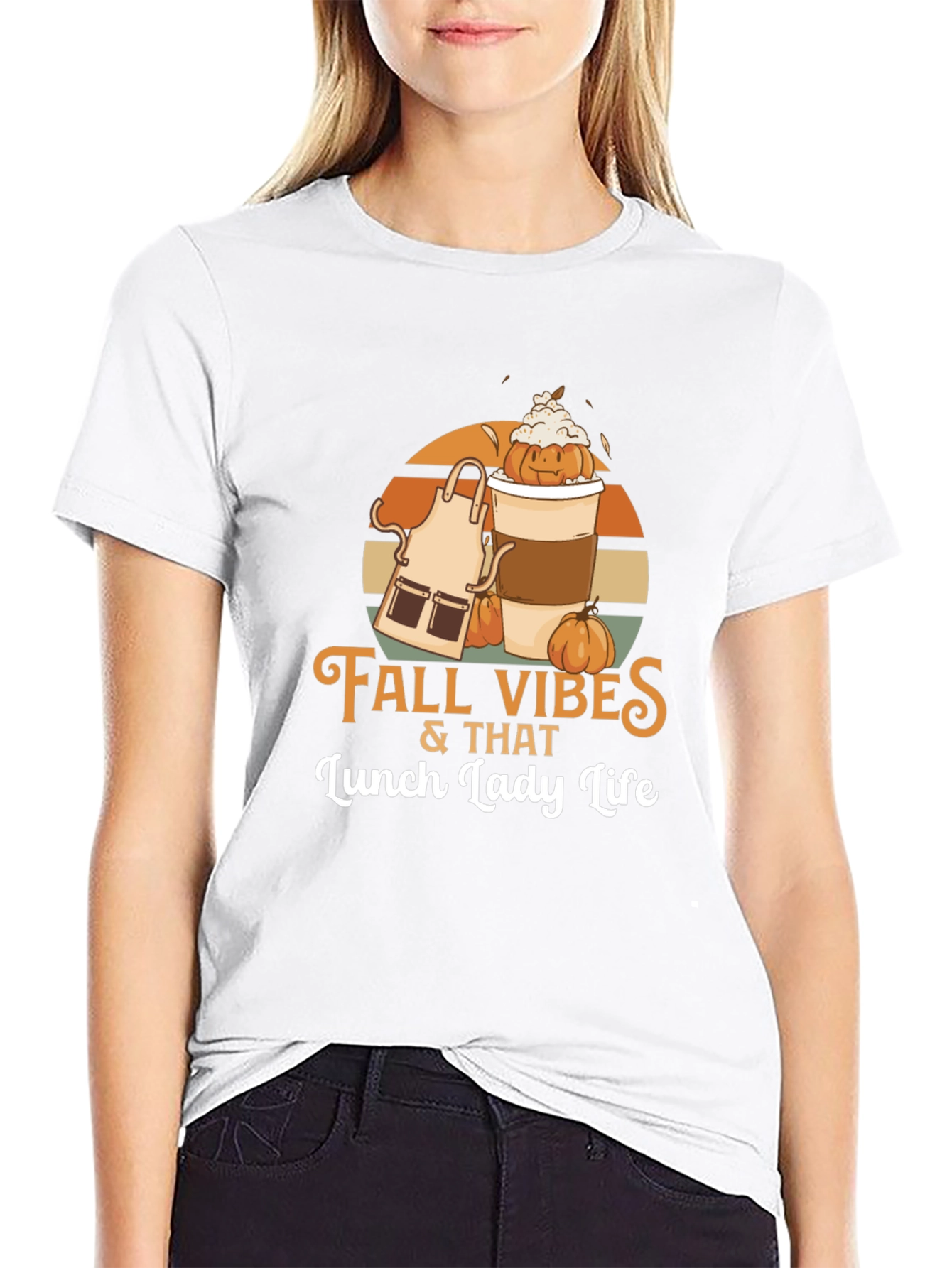 Fall Vibes & That Lunch Lady Life T-Shirt