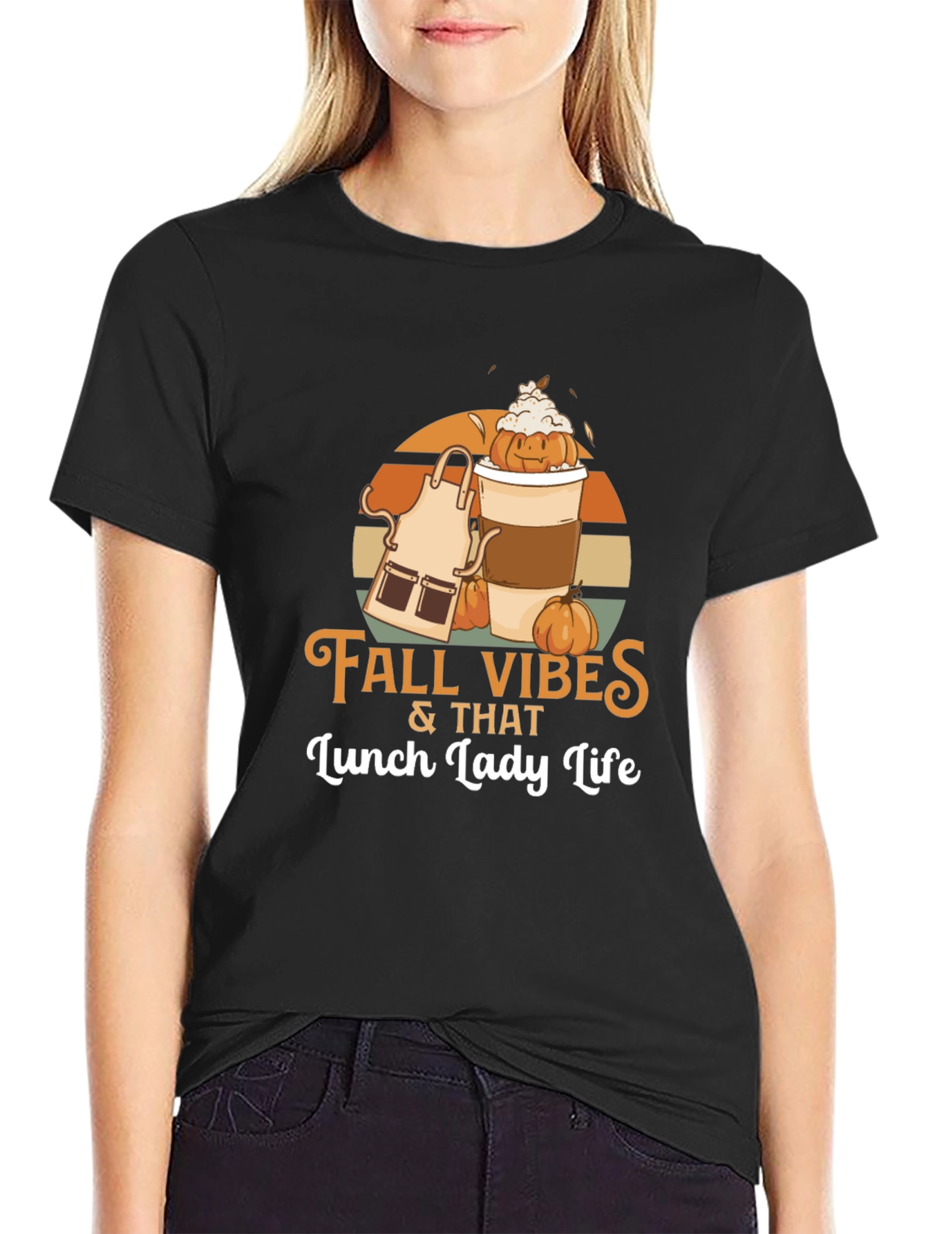 Fall Vibes & That Lunch Lady Life T-Shirt