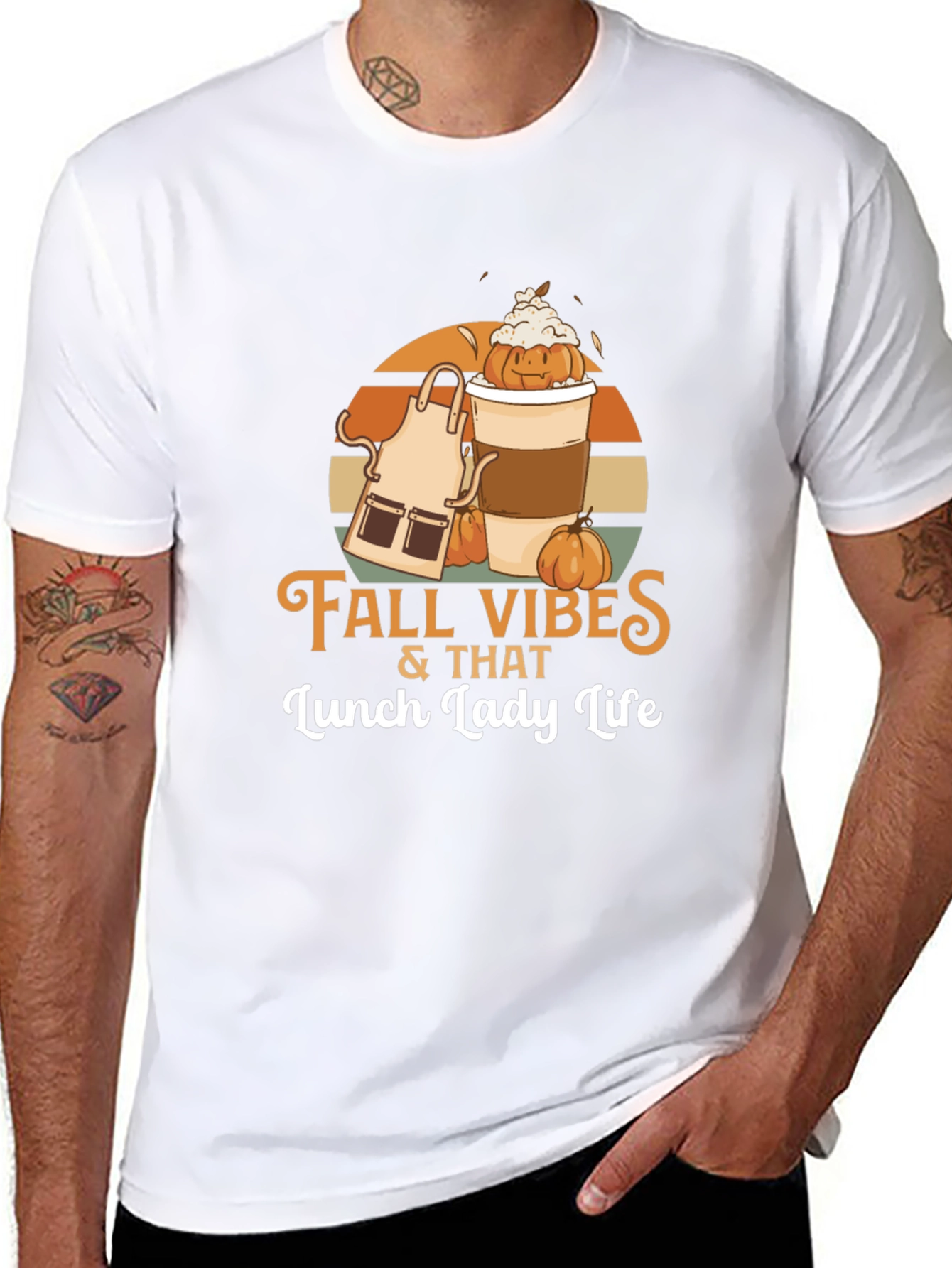Fall Vibes & That Lunch Lady Life T-Shirt