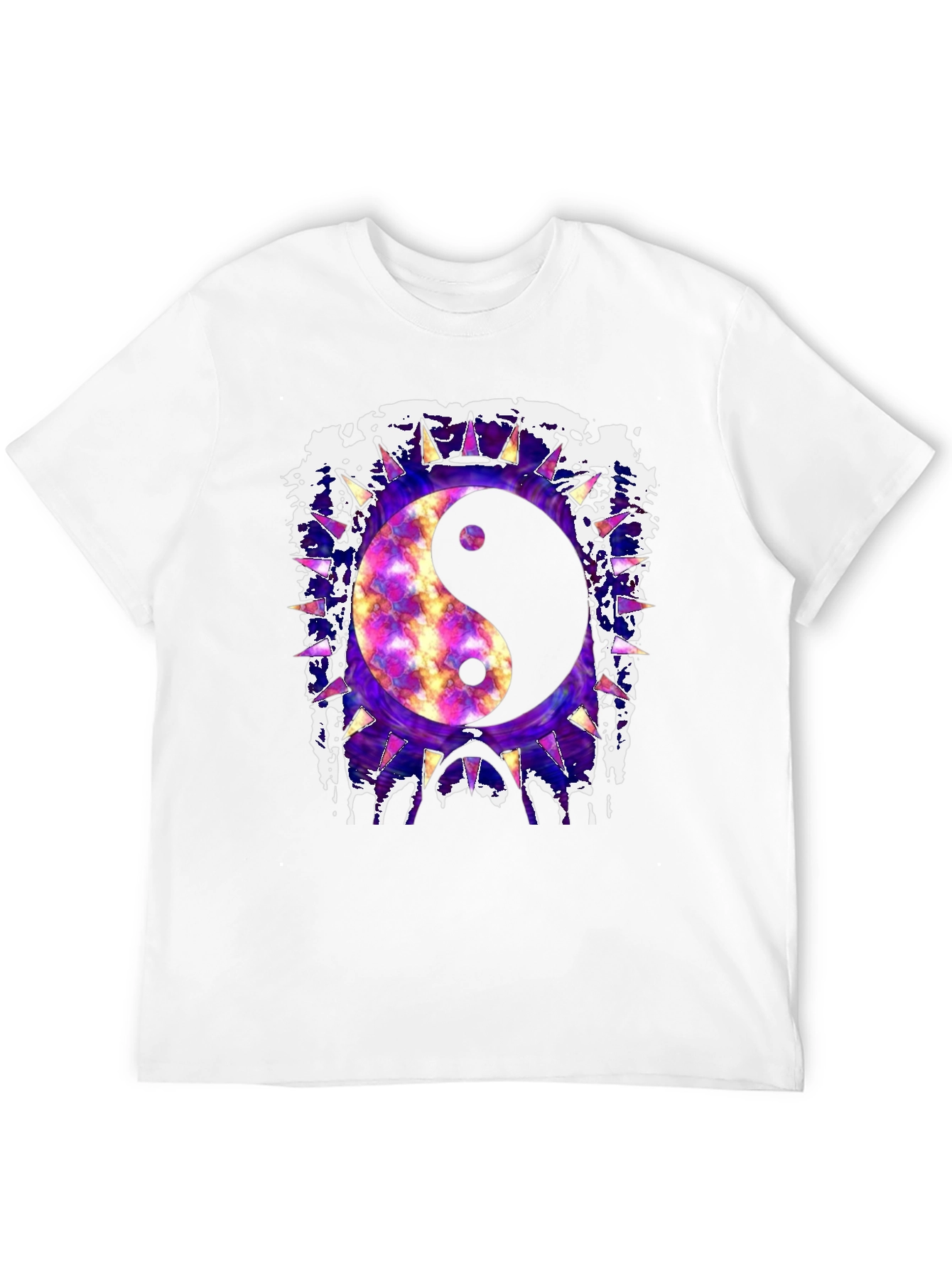Yin Yang Graphic Tee - Edgy Style