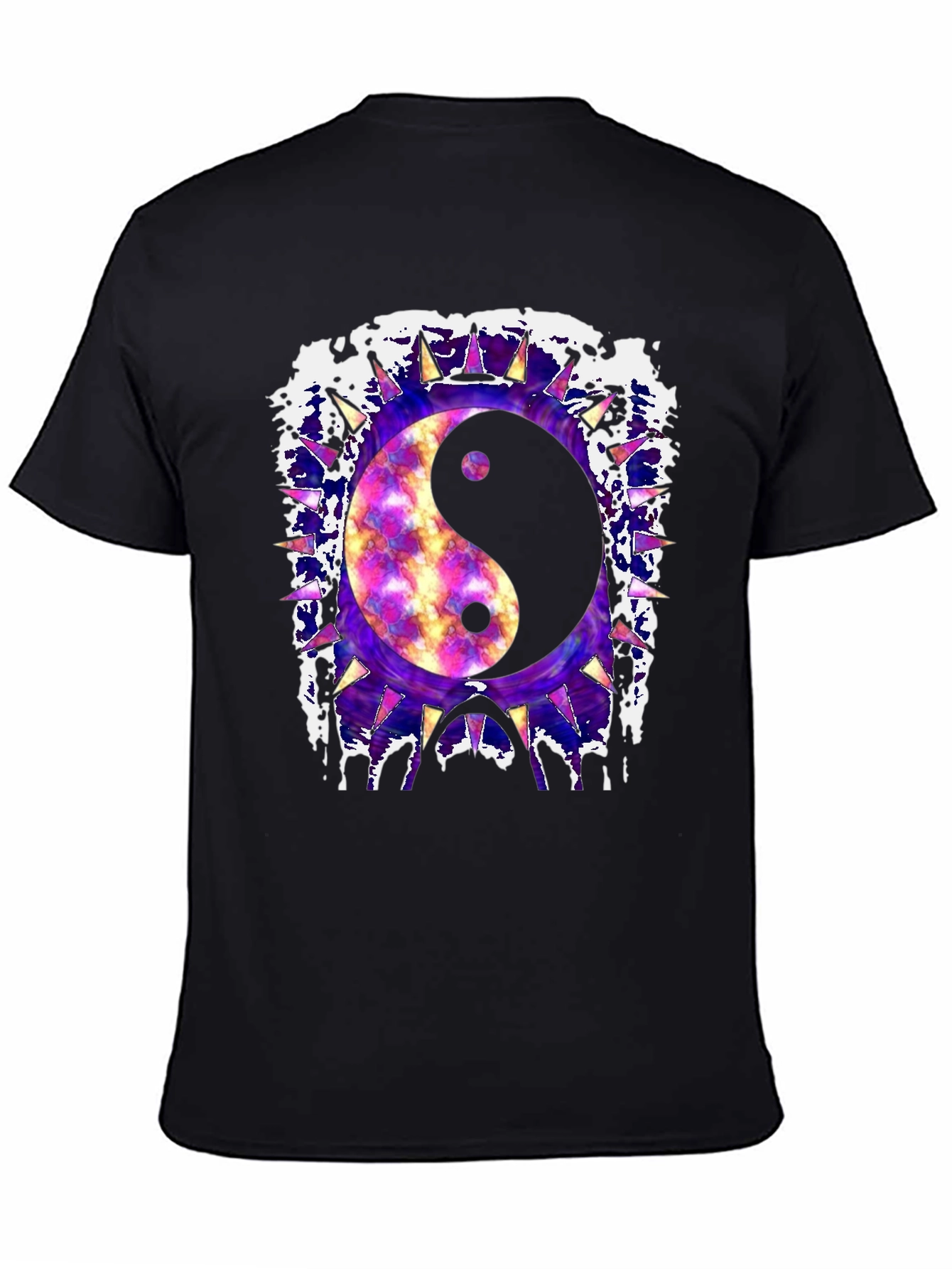 Yin Yang Graphic Tee - Edgy Style
