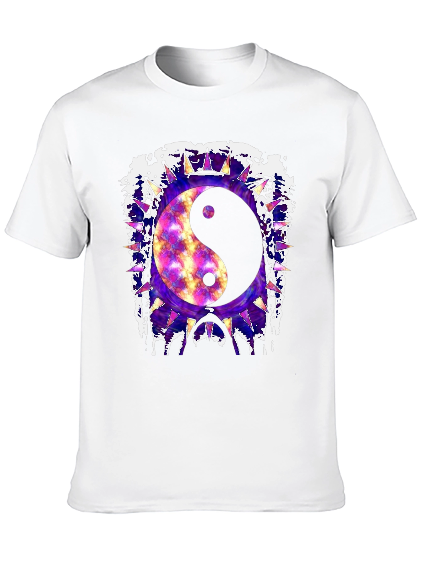 Yin Yang Graphic Tee - Edgy Style