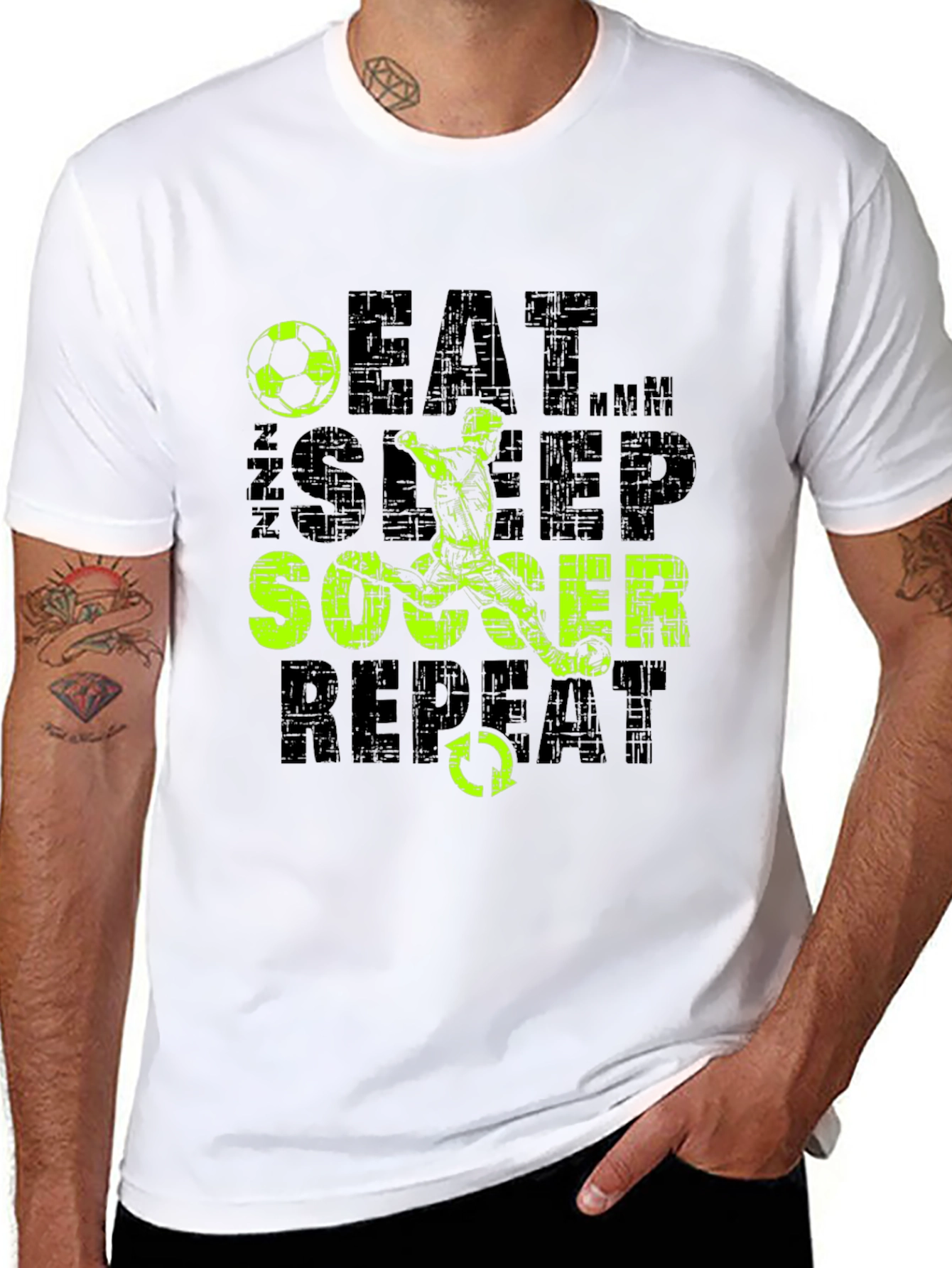 Eat Sleep Soccer Repeat T-Shirt
