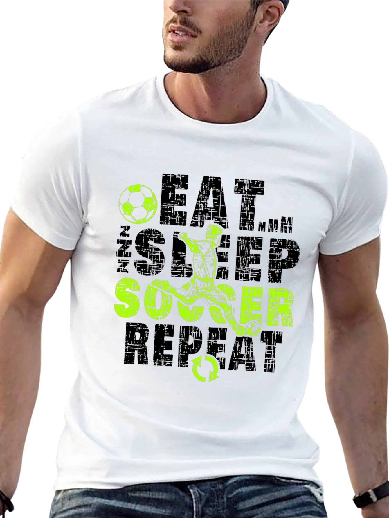 Eat Sleep Soccer Repeat T-Shirt