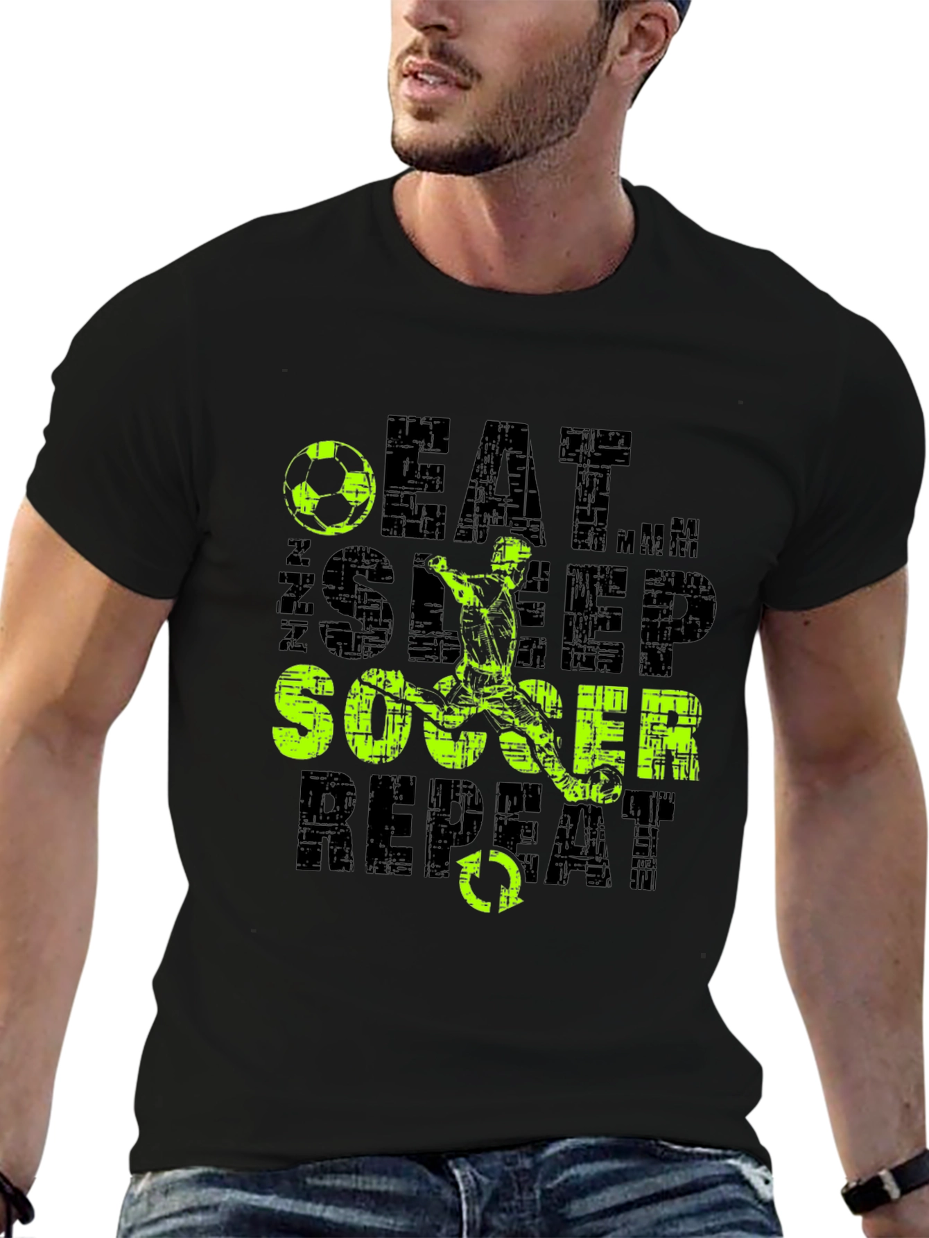 Eat Sleep Soccer Repeat T-Shirt