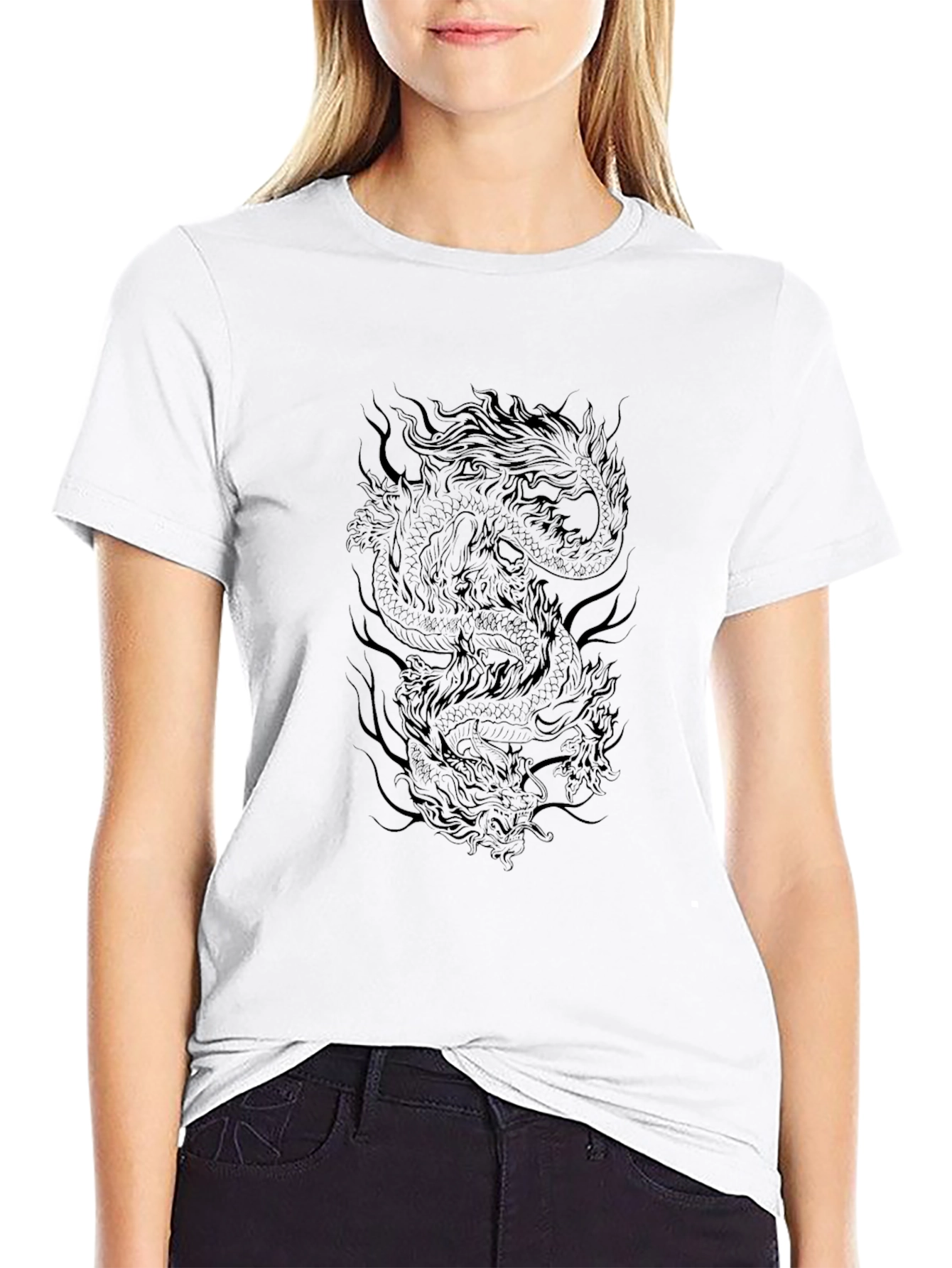 Dragon Graphic Black T-Shirt