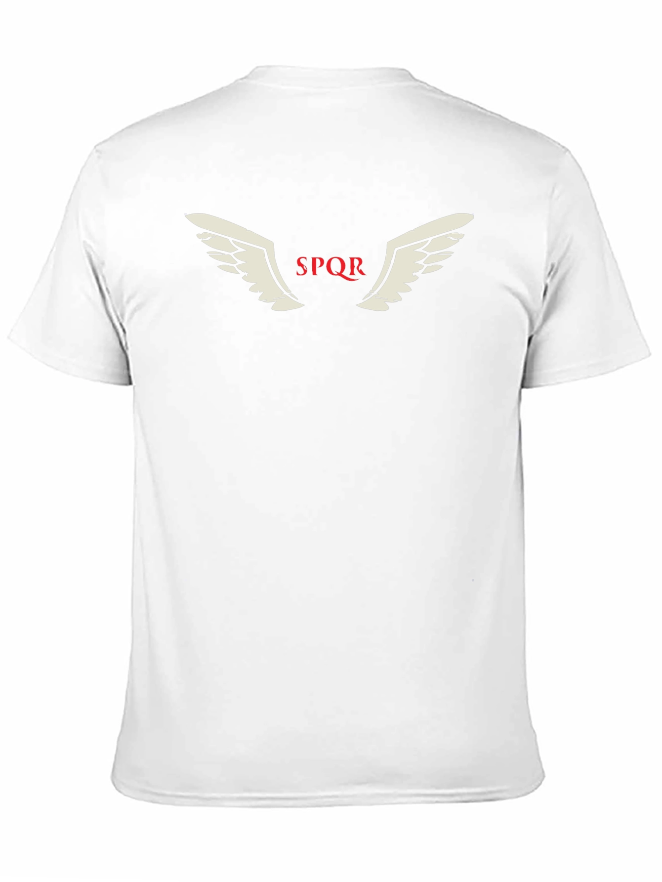 SPQR Wings Graphic T-Shirt - Black